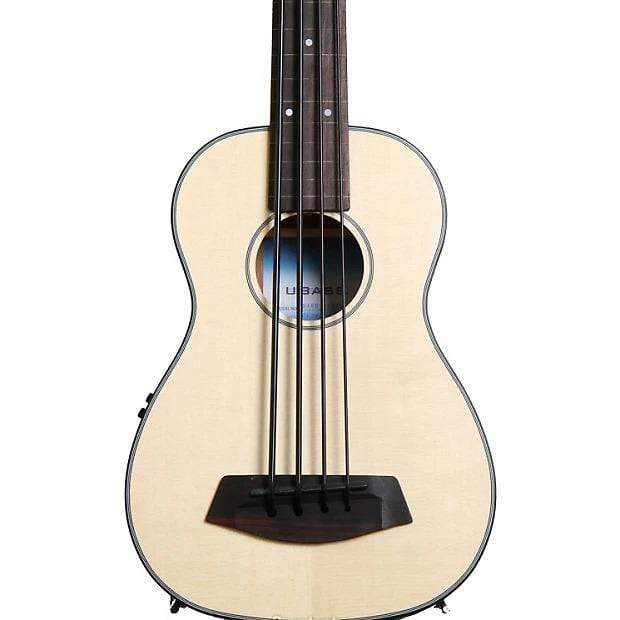 Kala U-Bass Acoustic/Electric Satin Solid Spruce/Mahogany Fretless Bass Guitars / Acoustic Bass Guitars