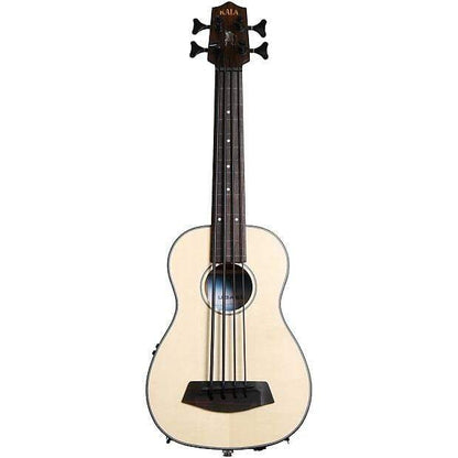 Kala U-Bass Acoustic/Electric Satin Solid Spruce/Mahogany Fretless Bass Guitars / Acoustic Bass Guitars