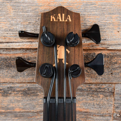 Kala EM-FS Exotic Mahogany Fretted U-Bass Natural 2016 Bass Guitars / Short Scale