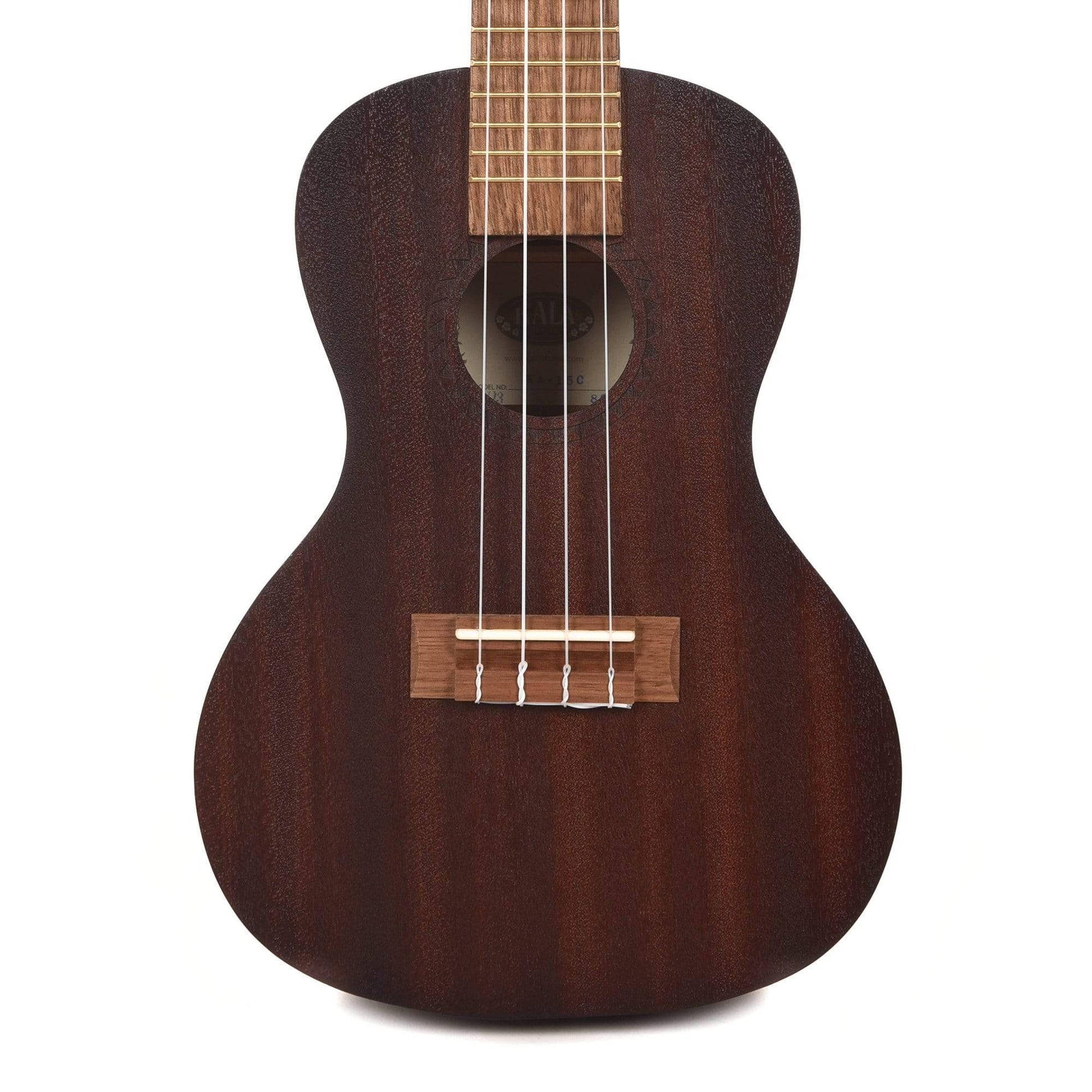 Kala KA-15C Concert Ukulele Satin Mahogany No Binding Folk Instruments / Ukuleles