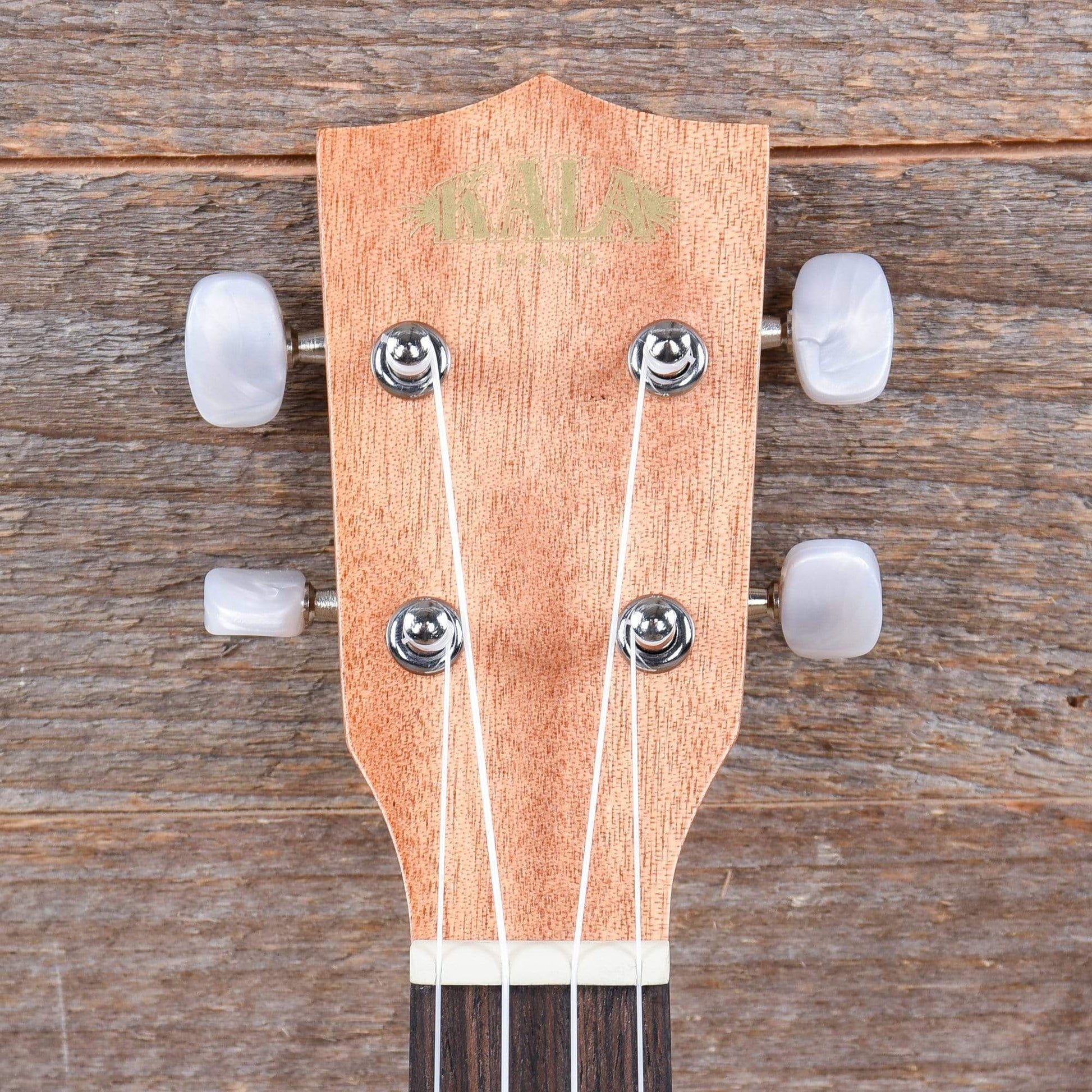 Kala KA-15S-H1 Soprano Ukulele Satin Mahogany Hawaiian Island Laser Folk Instruments / Ukuleles