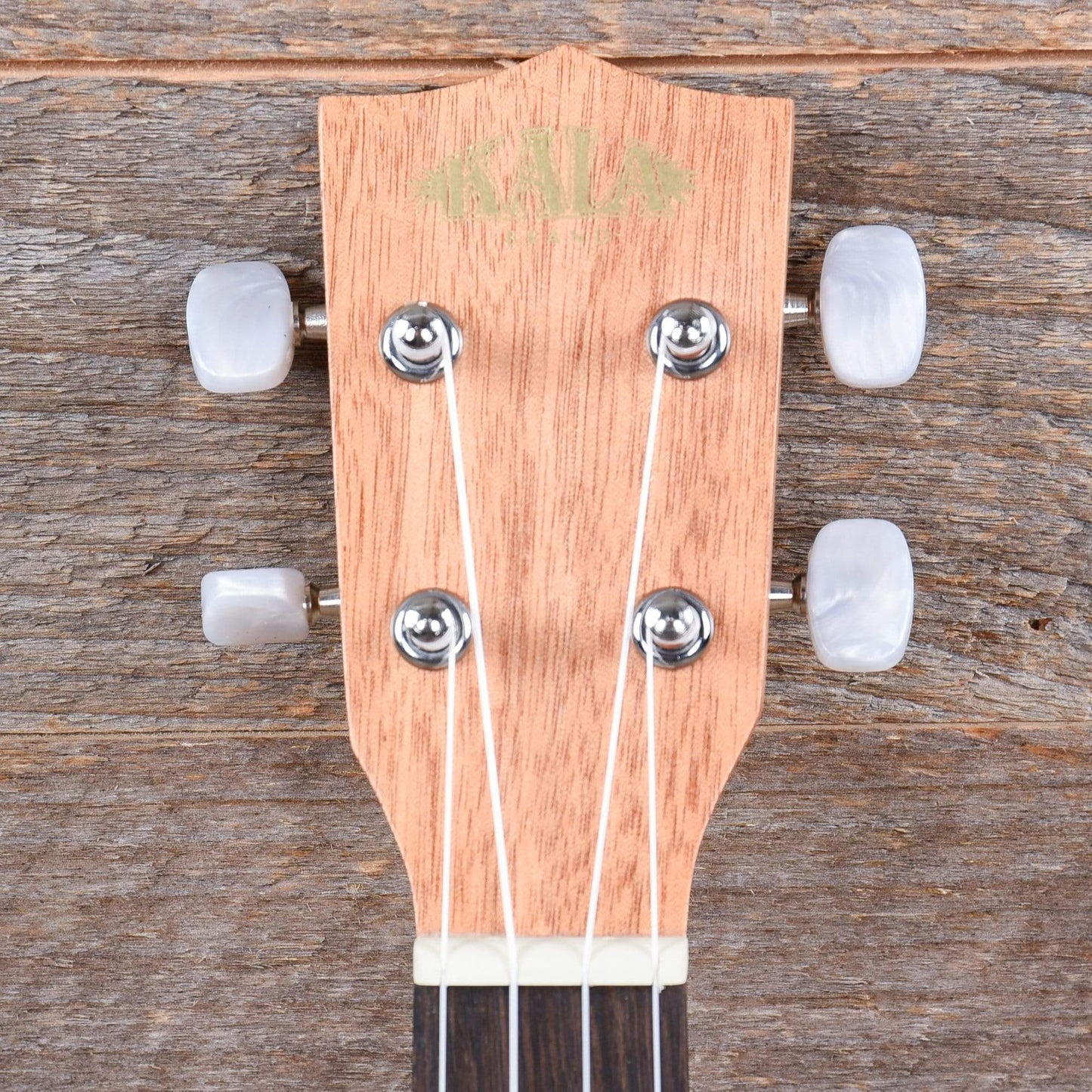 Kala KA-15S-H2 Soprano Ukulele Satin Mahogany Hawaiian Island Laser w/Tattoo Folk Instruments / Ukuleles