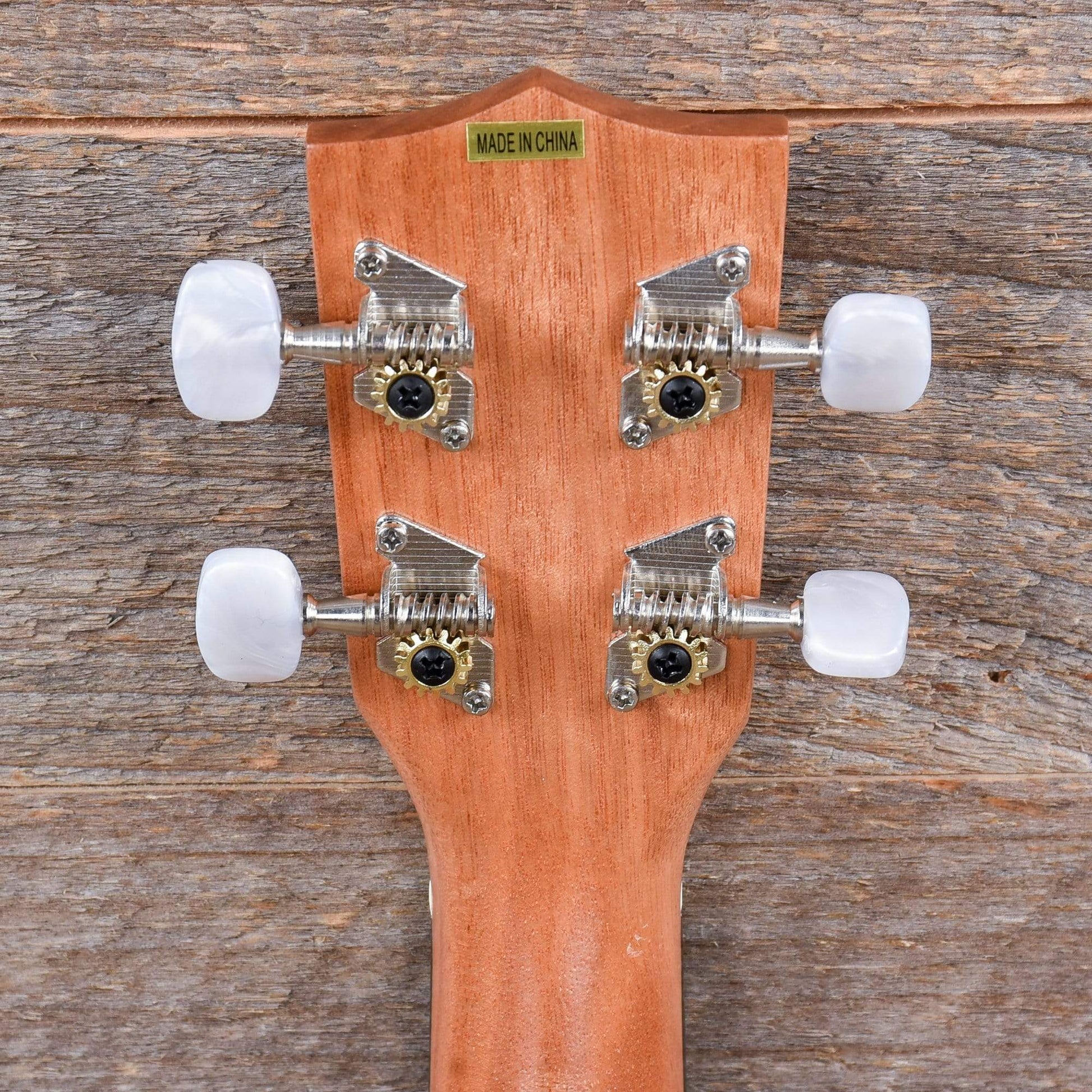 Kala KA-15S-H2 Soprano Ukulele Satin Mahogany Hawaiian Island Laser w/Tattoo Folk Instruments / Ukuleles