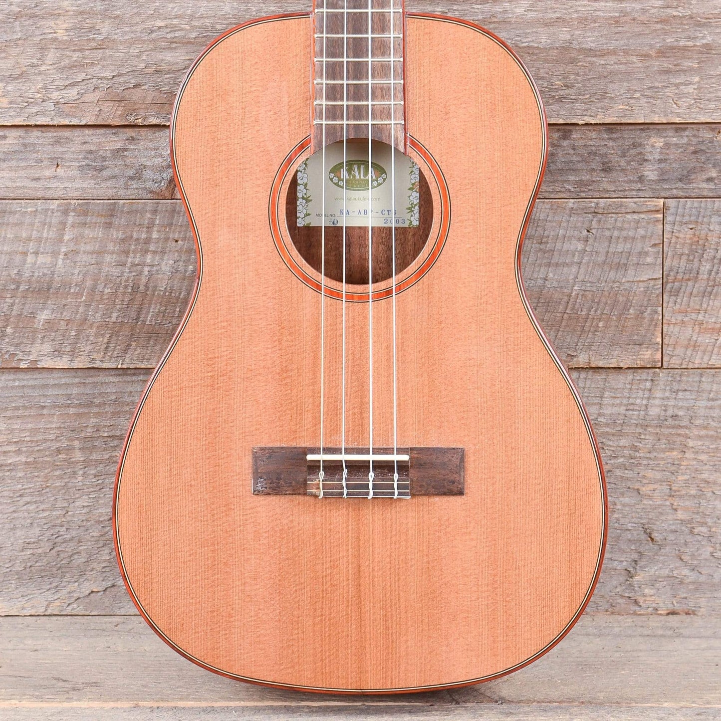Kala KA-ABP-CTG Baritone Ukulele Gloss Solid Cedar/Acacia Folk Instruments / Ukuleles