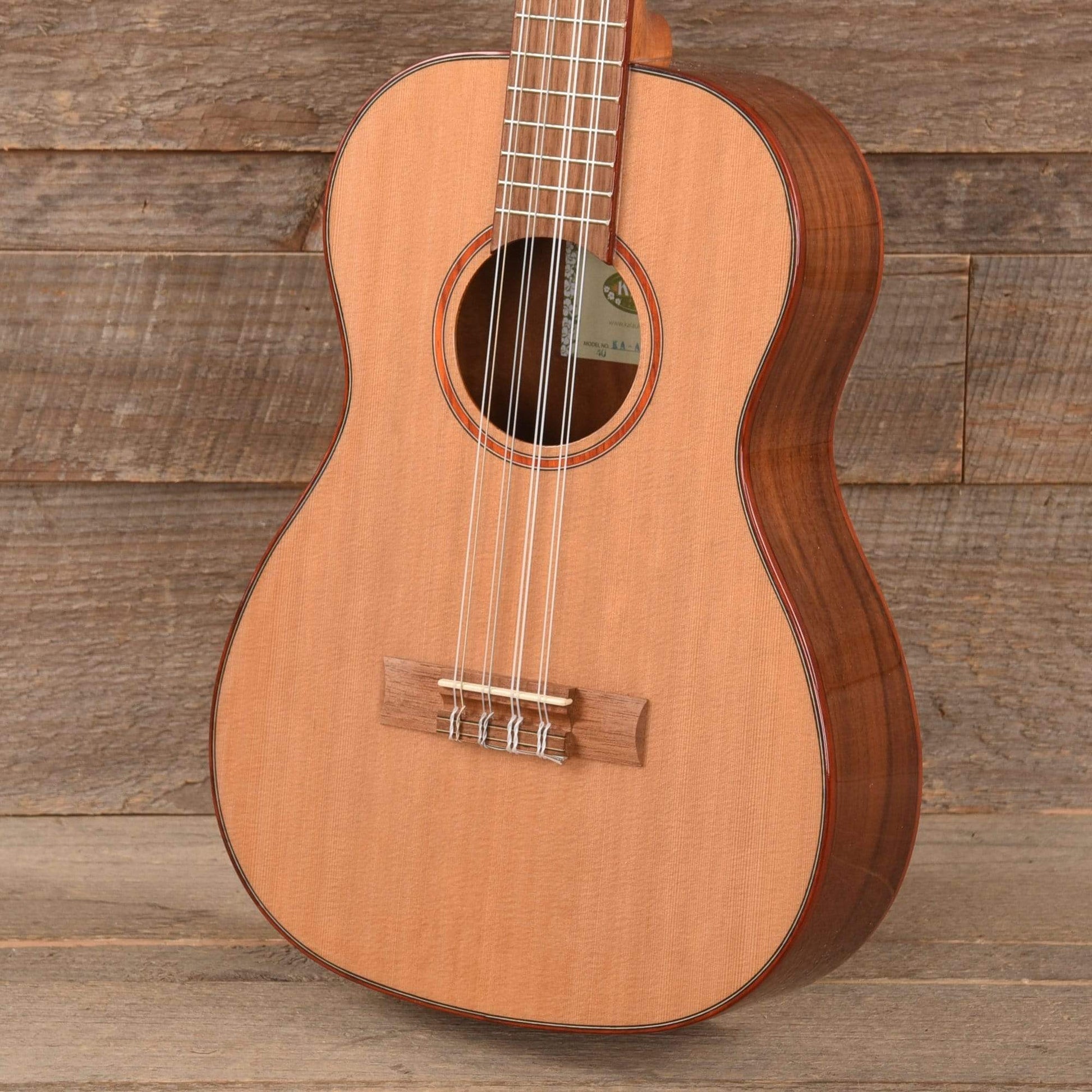 Kala KA-ABP8-CTG Baritone Ukulele Gloss Solid Cedar/Acacia 8-String Folk Instruments / Ukuleles