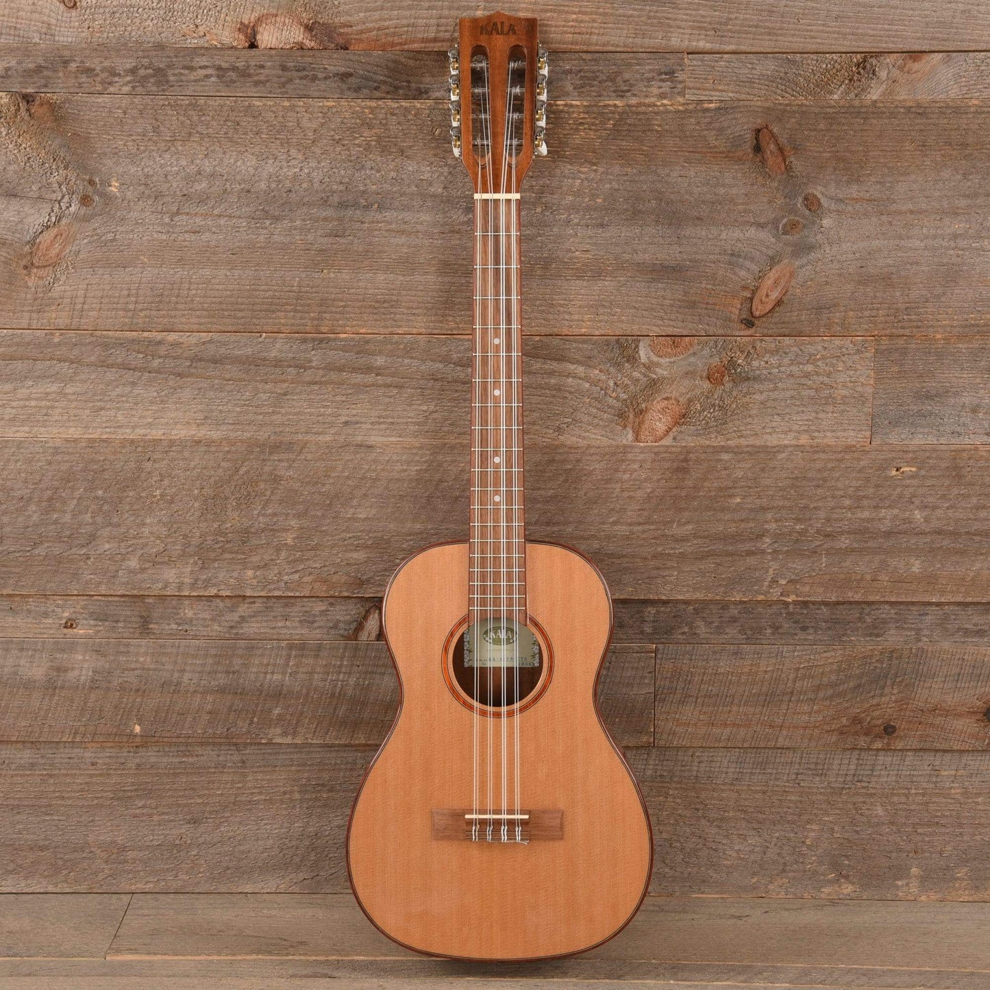Kala KA-ABP8-CTG Baritone Ukulele Gloss Solid Cedar/Acacia 8-String Folk Instruments / Ukuleles