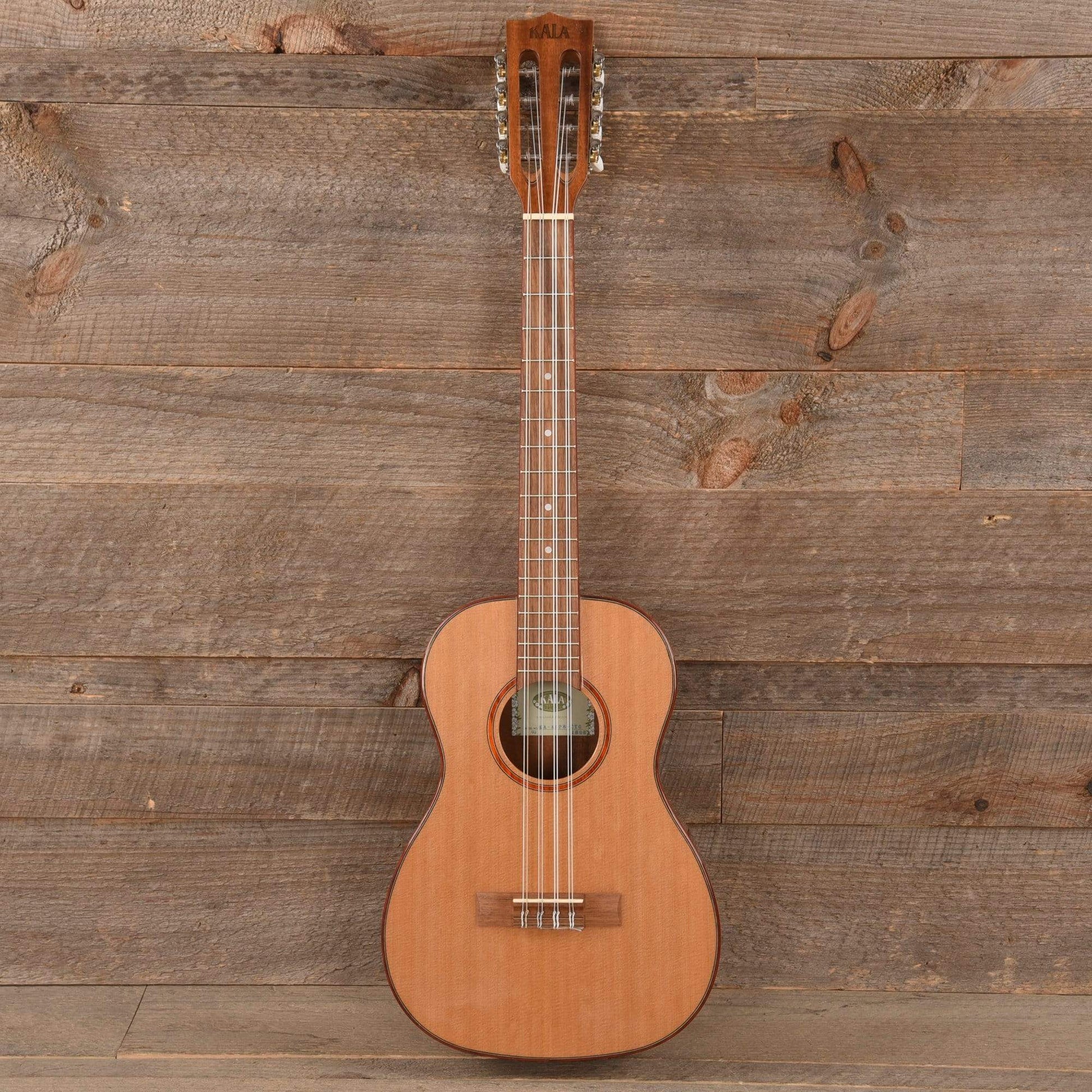Kala KA-ABP8-CTG Baritone Ukulele Gloss Solid Cedar/Acacia 8-String Folk Instruments / Ukuleles