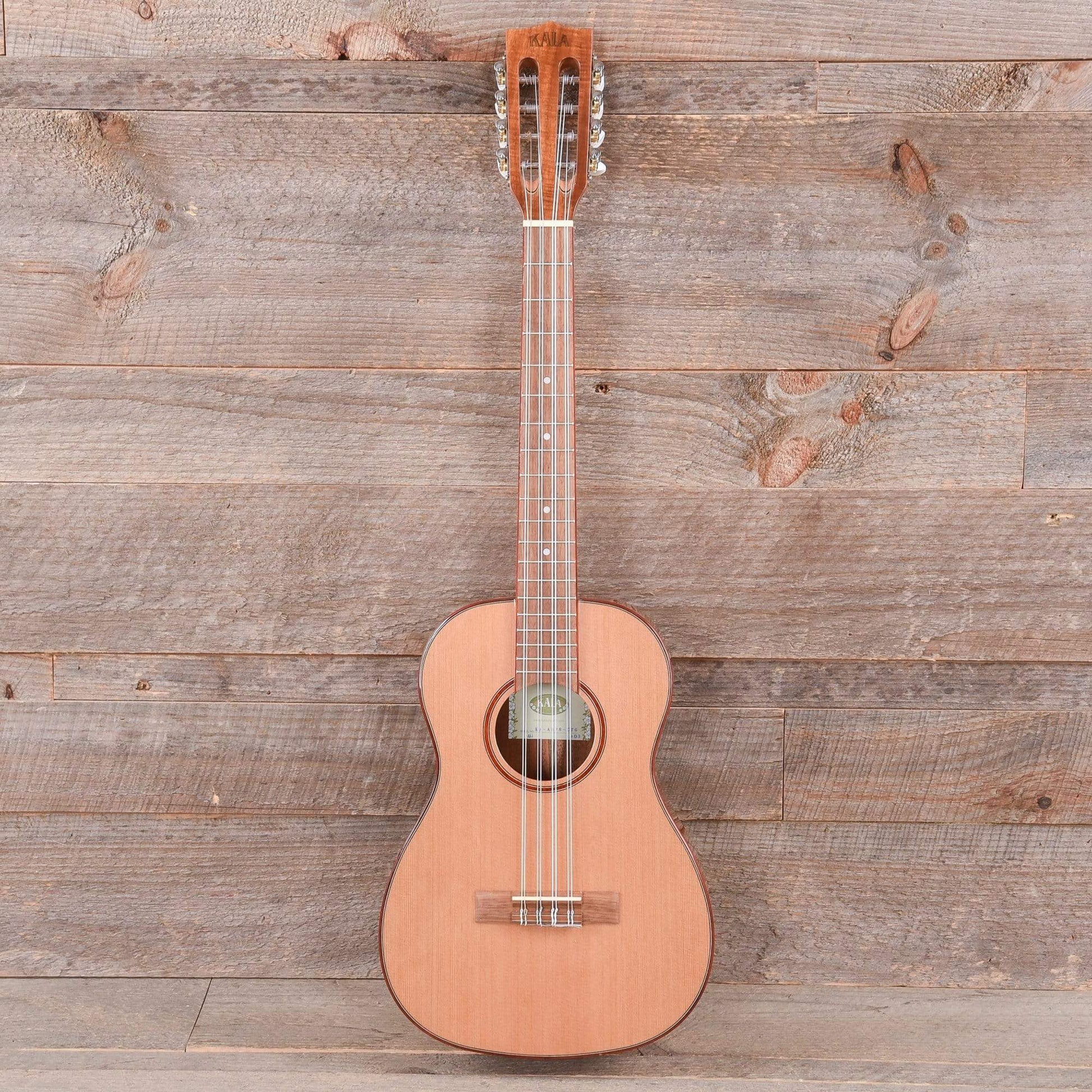 Kala KA-ABP8-CTG Baritone Ukulele Gloss Solid Cedar/Acacia 8-String Folk Instruments / Ukuleles