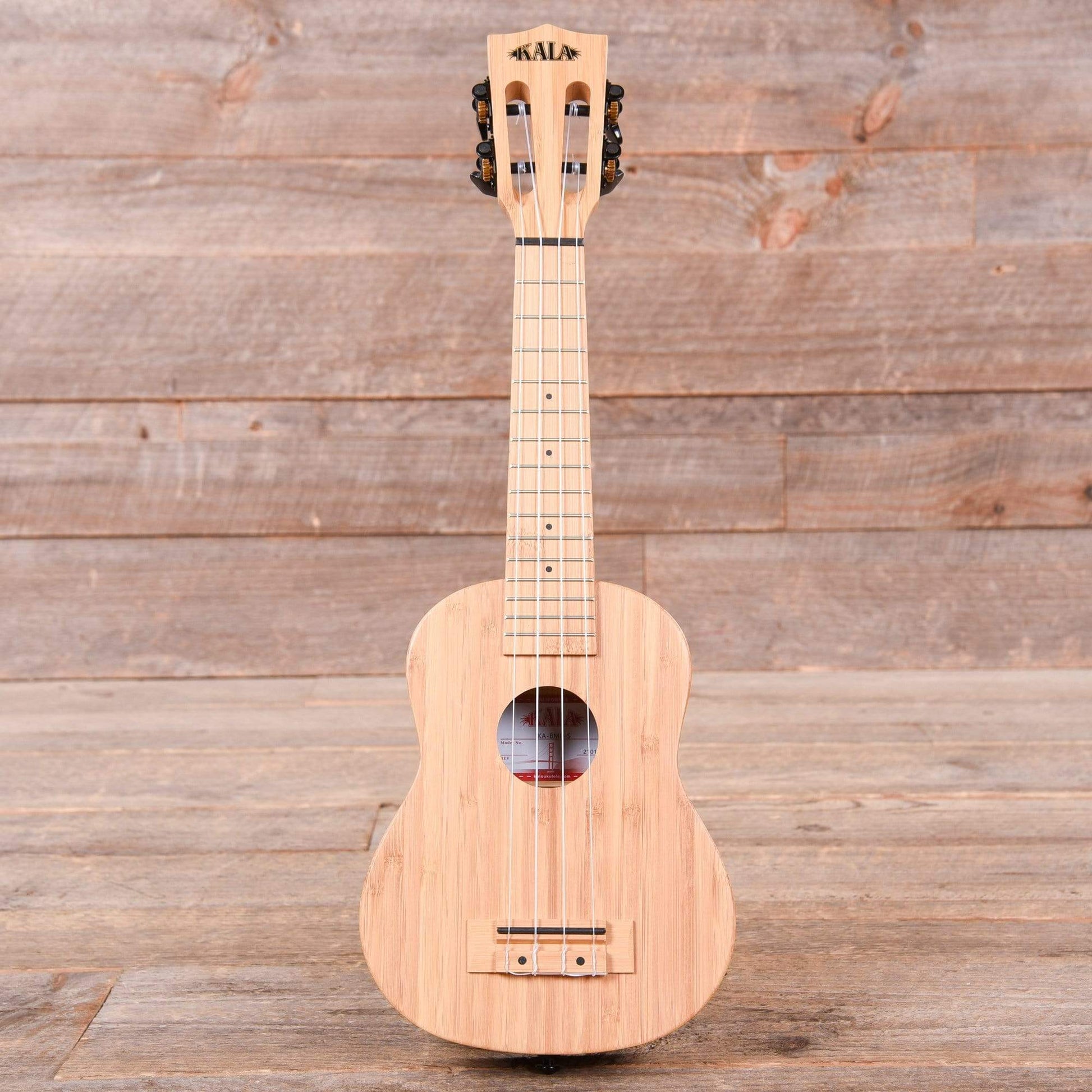 Kala KA-BMB-S All Solid Bamboo Soprano Ukulele Folk Instruments / Ukuleles