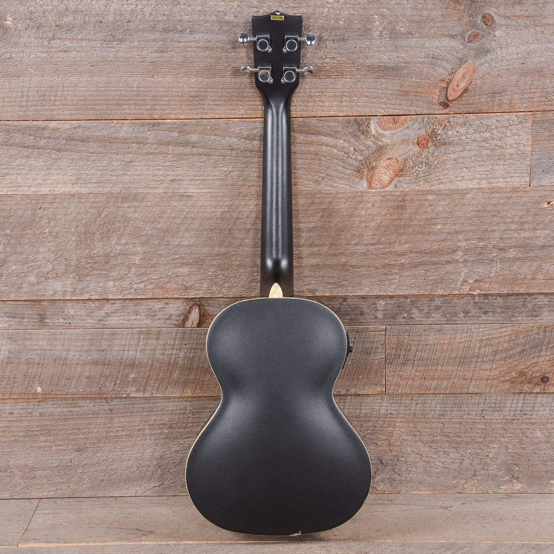 Kala KA-JTE Tenor Ukulele Satin Metallic Black Archtop Folk Instruments / Ukuleles