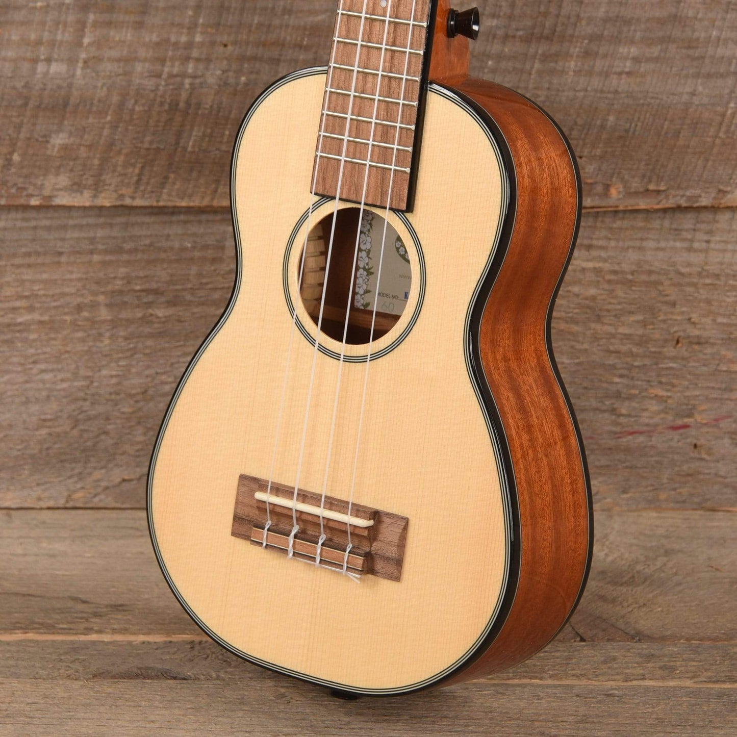 Kala KA-SSLNG Long Neck Ukulele Gloss Solid Spruce/Mahogany Folk Instruments / Ukuleles