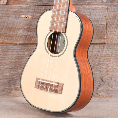 Kala KA-SSLNG Long Neck Ukulele Gloss Solid Spruce/Mahogany Folk Instruments / Ukuleles