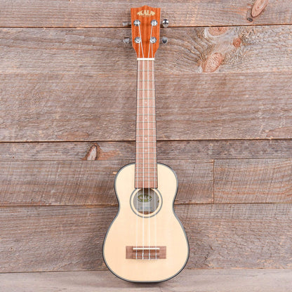 Kala KA-SSLNG Long Neck Ukulele Gloss Solid Spruce/Mahogany Folk Instruments / Ukuleles