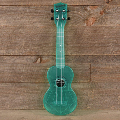 Kala KA-SWF Composite Soprano Ukulele Fluorescent Gloss Blue Folk Instruments / Ukuleles