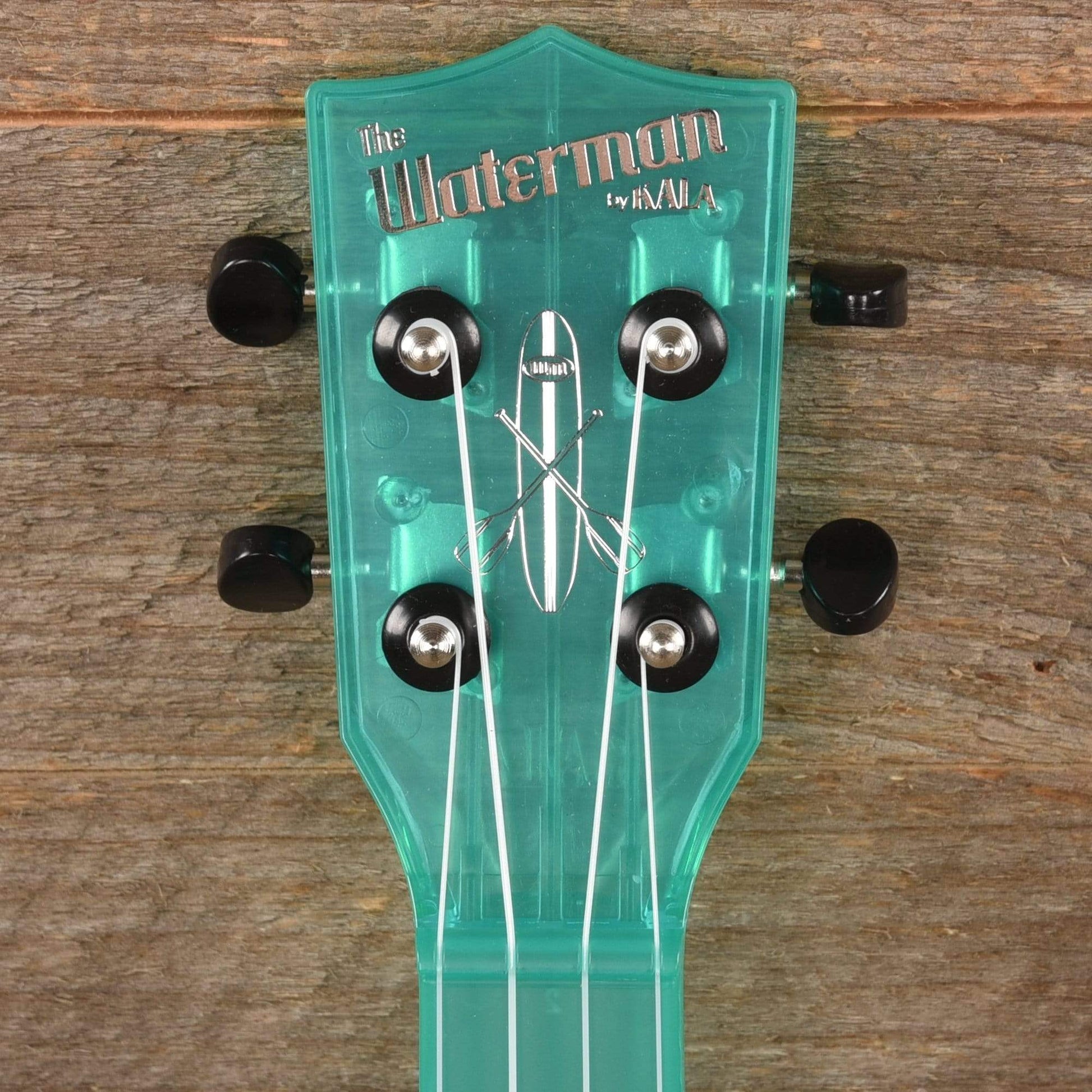 Kala KA-SWF Composite Soprano Ukulele Fluorescent Gloss Blue Folk Instruments / Ukuleles