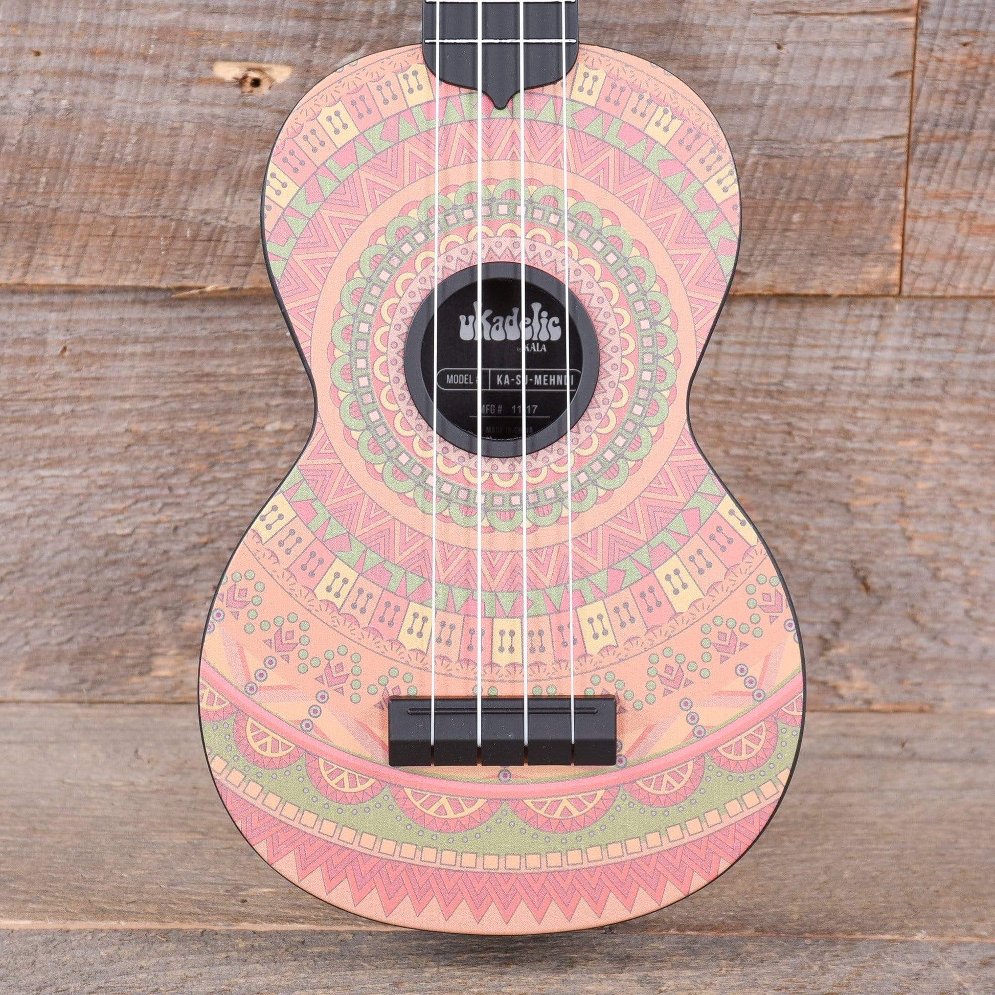Kala KA-U Composite Soprano Ukulele Ukadelic Mehndi Folk Instruments / Ukuleles