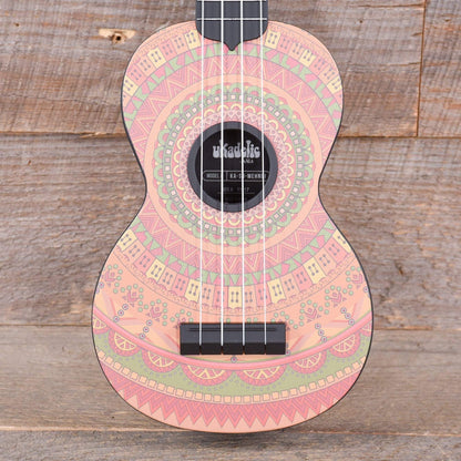Kala KA-U Composite Soprano Ukulele Ukadelic Mehndi Folk Instruments / Ukuleles