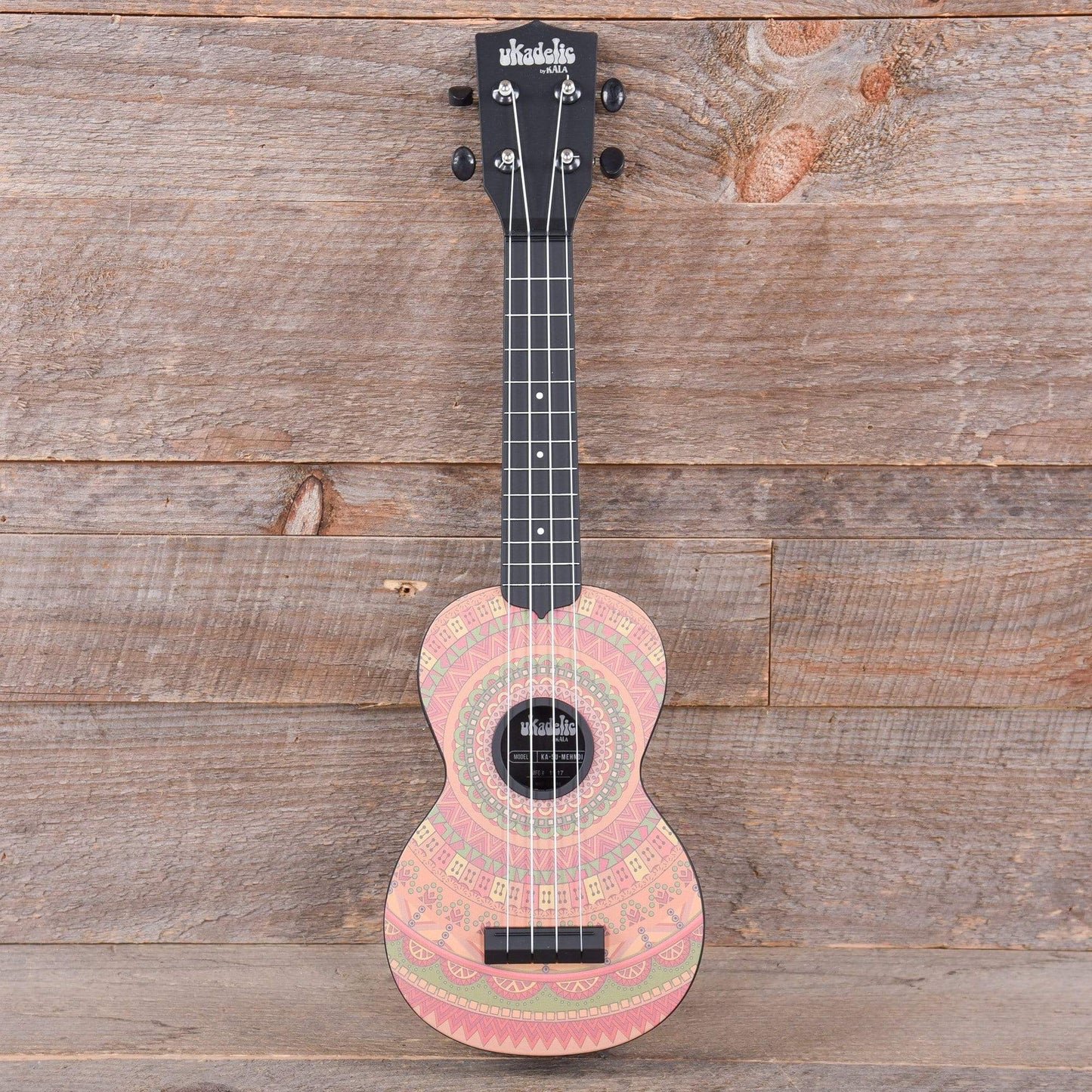 Kala KA-U Composite Soprano Ukulele Ukadelic Mehndi Folk Instruments / Ukuleles