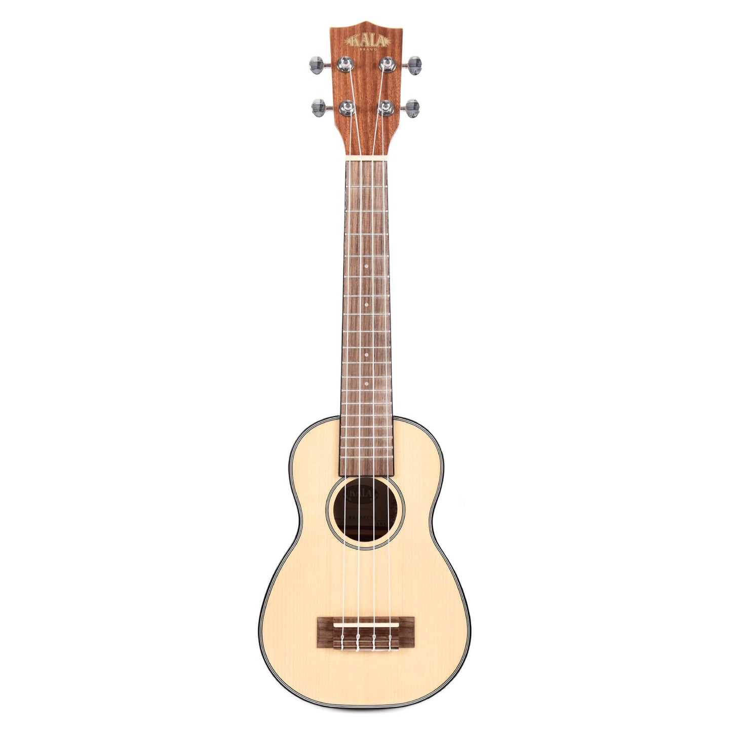 Kala Long Neck Ukulele Gloss Solid Spruce/Mahogany Folk Instruments / Ukuleles