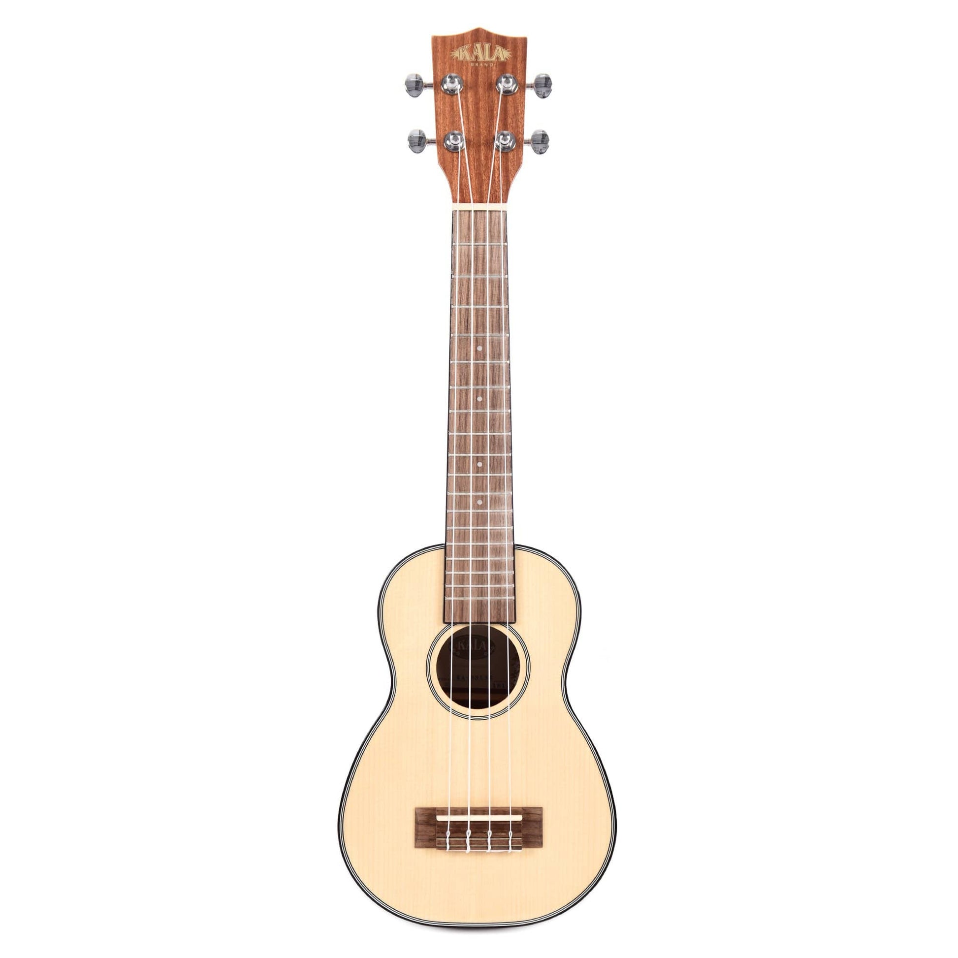 Kala Long Neck Ukulele Gloss Solid Spruce/Mahogany Folk Instruments / Ukuleles