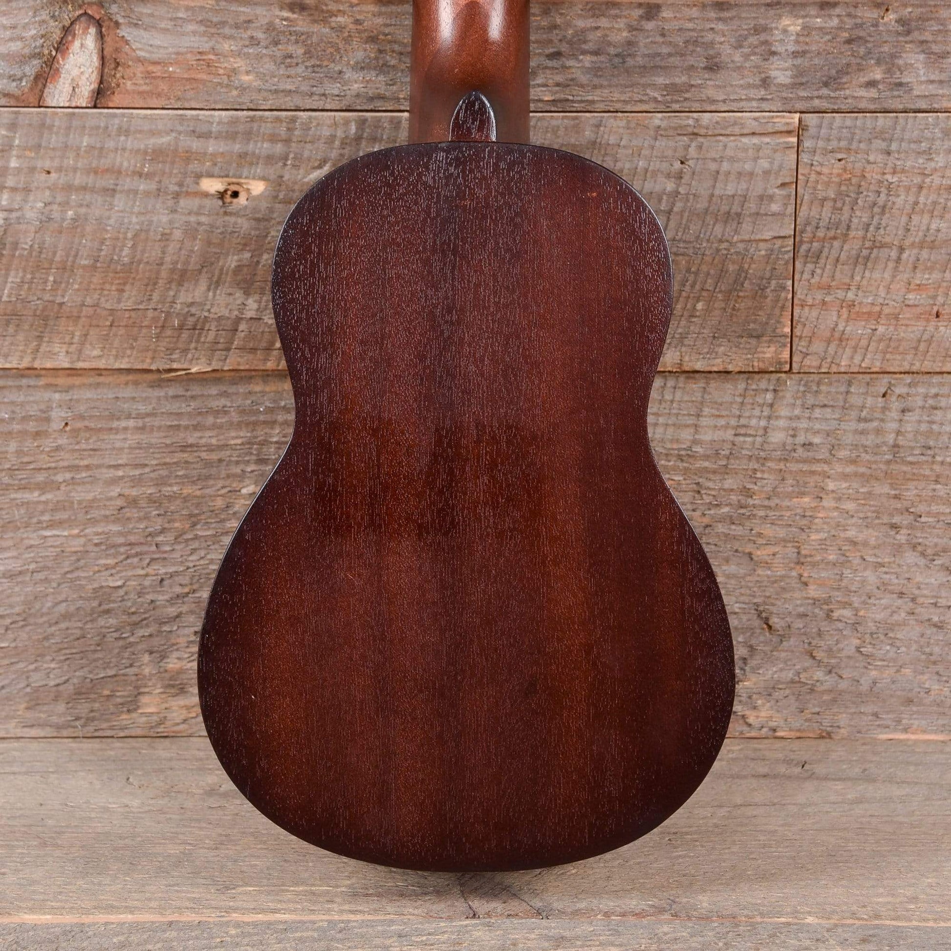 Kala Soprano Ukulele Satin Mahogany Hawaiian Island Laser w/Tattoo Folk Instruments / Ukuleles