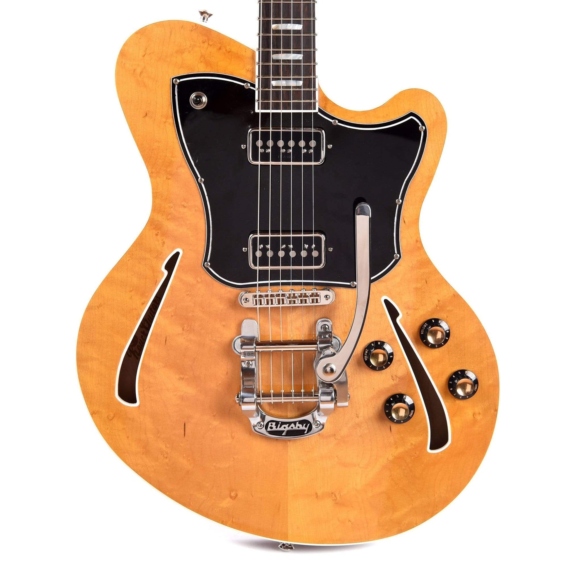 Kauer Super Chief Birdseye Maple w/TV Jones T-Armond Pickups & Bigsby Electric Guitars / Semi-Hollow