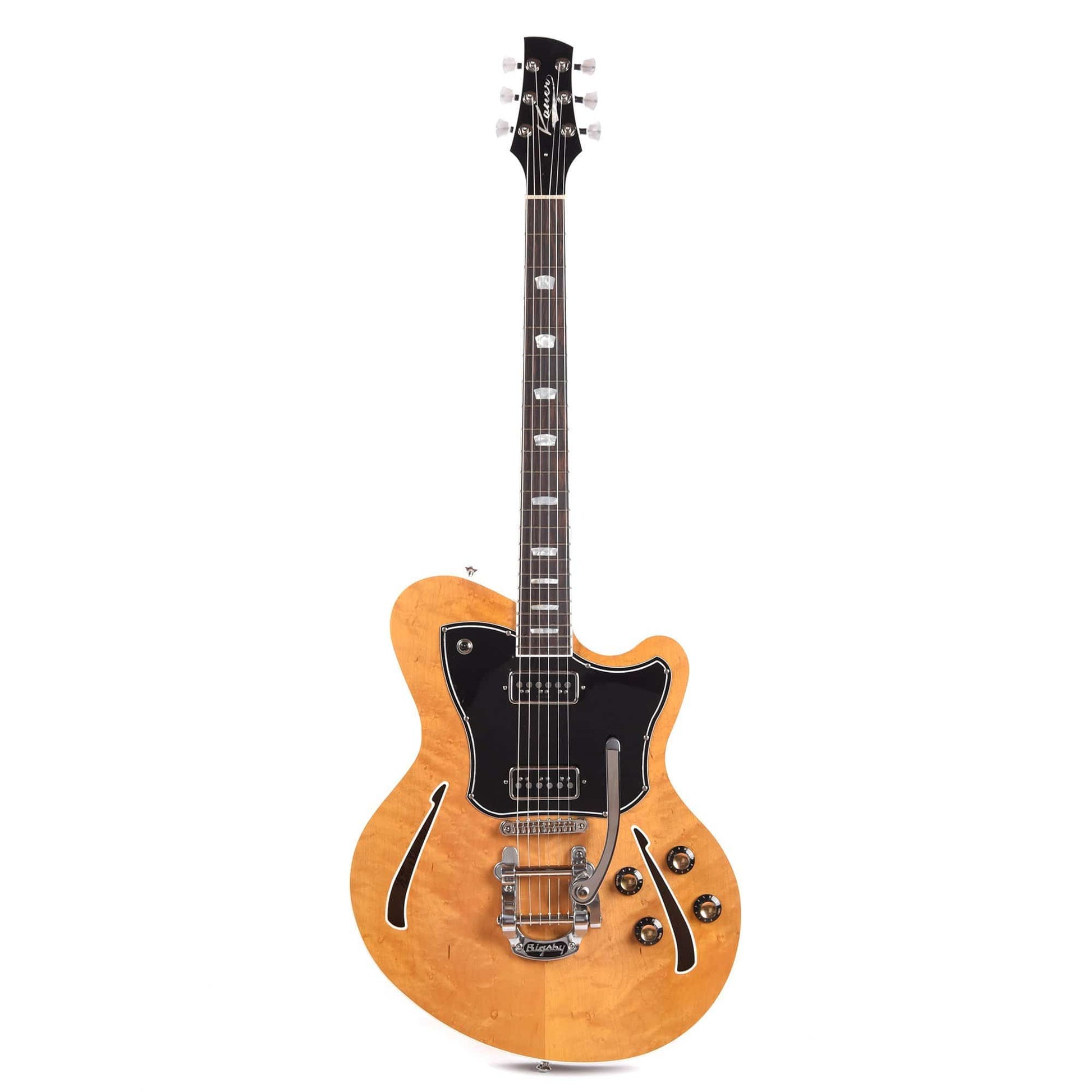 Kauer Super Chief Birdseye Maple w/TV Jones T-Armond Pickups & Bigsby Electric Guitars / Semi-Hollow