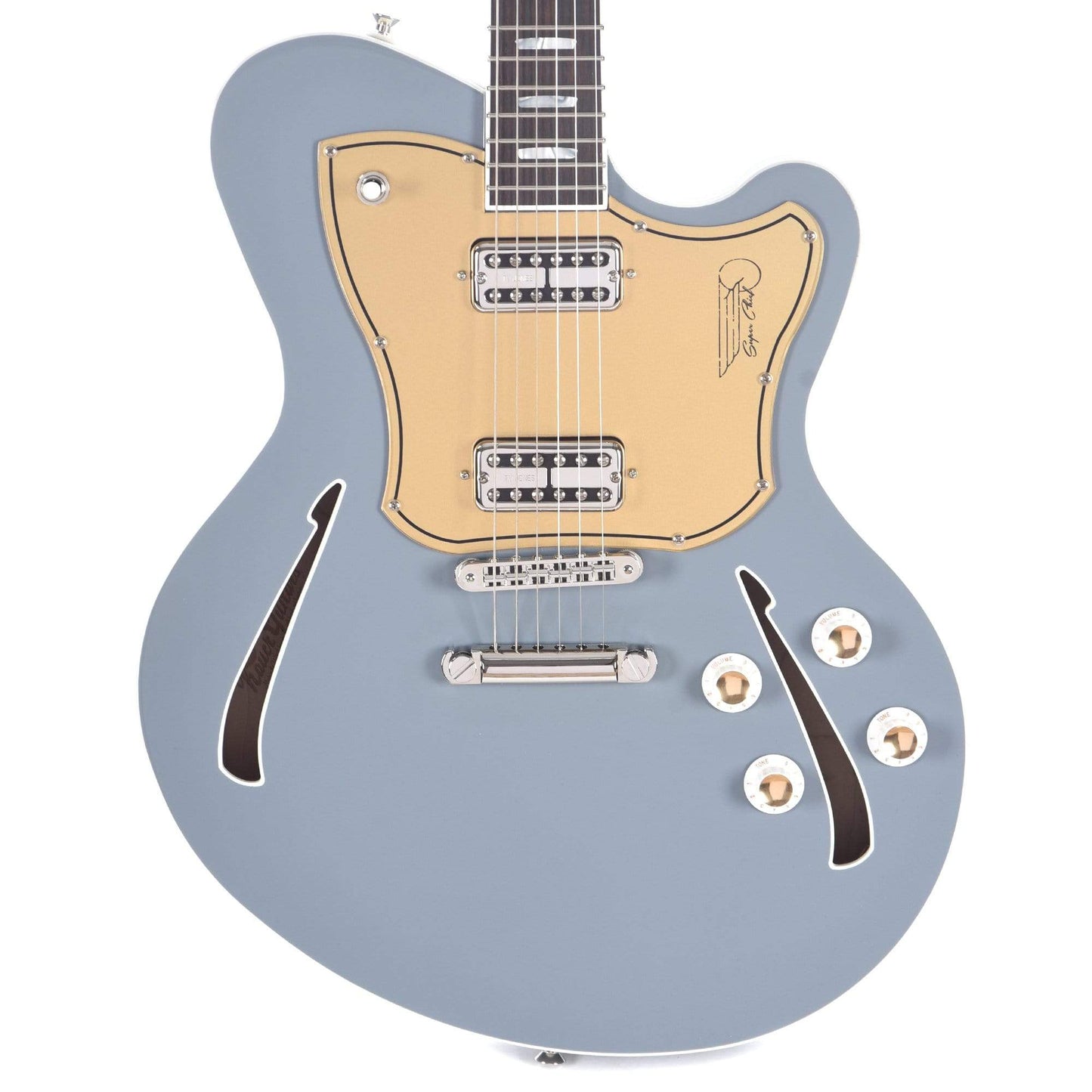 Kauer Super Chief Slate Blue w/TV Jones PowerTrons Electric Guitars / Semi-Hollow