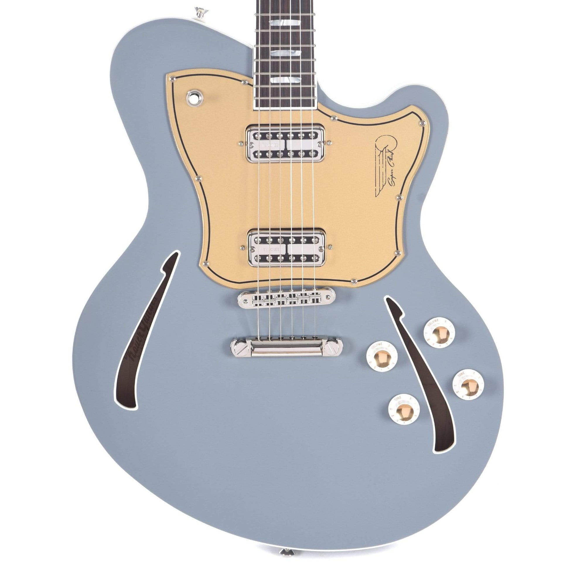 Kauer Super Chief Slate Blue w/TV Jones PowerTrons Electric Guitars / Semi-Hollow