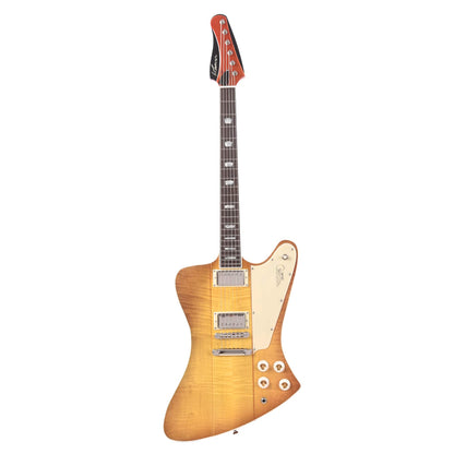 Kauer Banshee Deluxe Flame Maple Green Lemon Burst w/Wolfetone KauerBuckers Electric Guitars / Solid Body