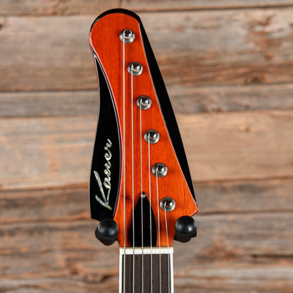 Kauer Banshee Deluxe Green Lemon Burst Electric Guitars / Solid Body