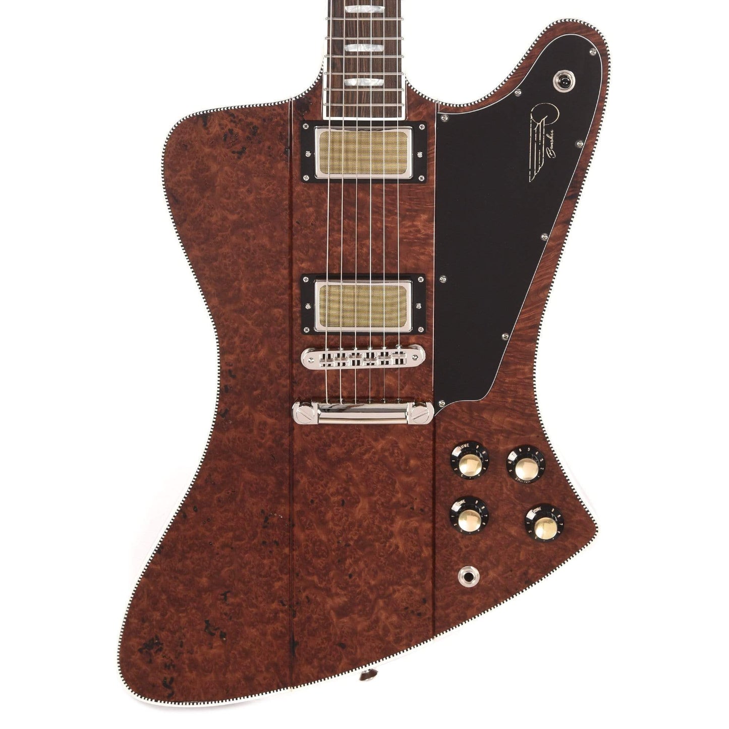 Kauer Banshee Deluxe Redwood Burl Natural w/Wolfetone KauerBuckers Electric Guitars / Solid Body