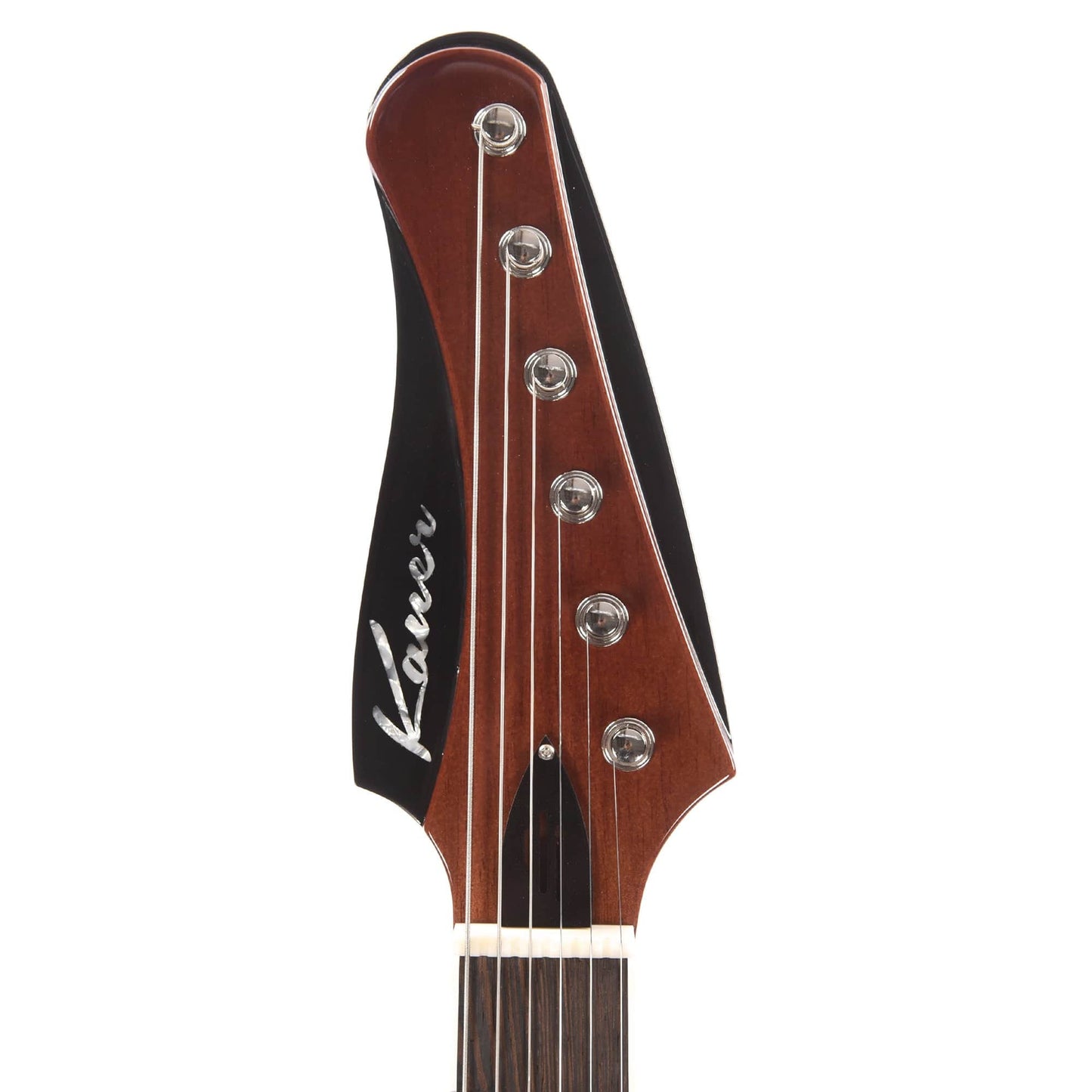 Kauer Banshee Deluxe Redwood Burl Natural w/Wolfetone KauerBuckers Electric Guitars / Solid Body