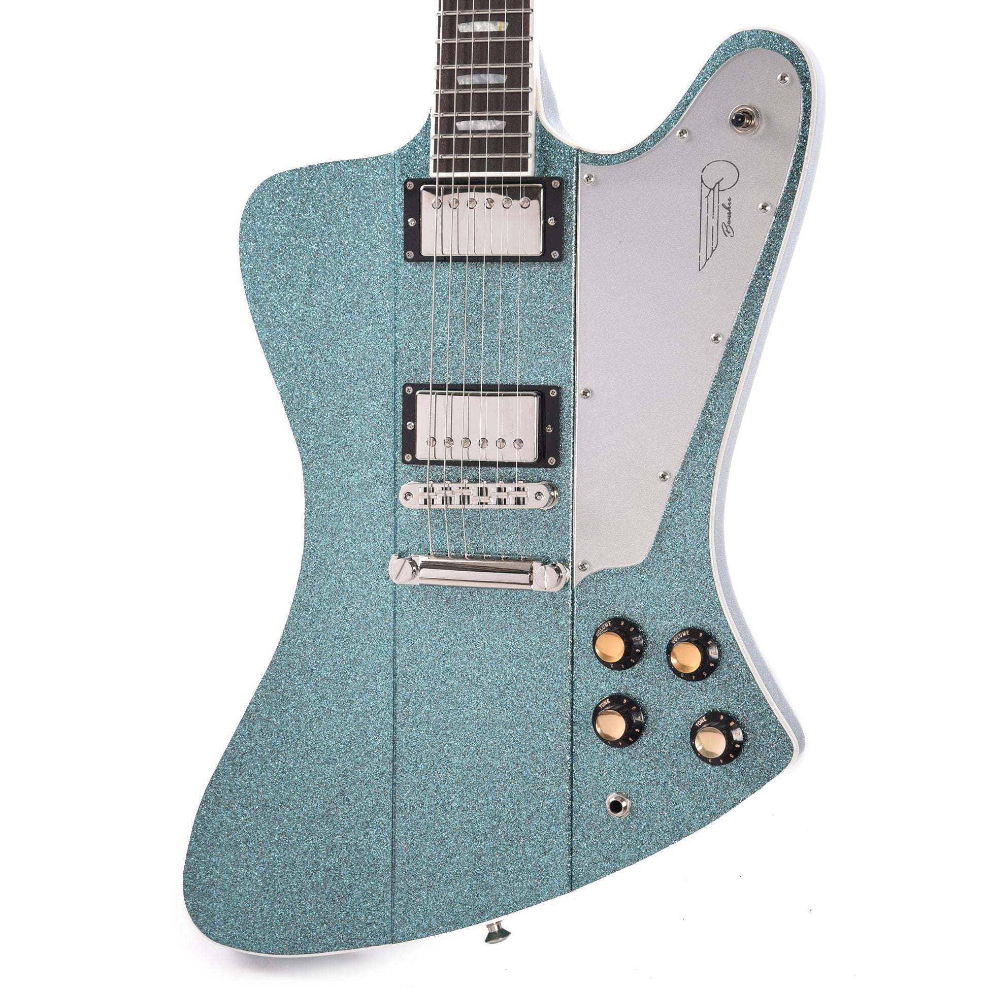 Kauer Banshee Standard Blue Holo Flake w/Wolfetone KauerBuckers Electric Guitars / Solid Body