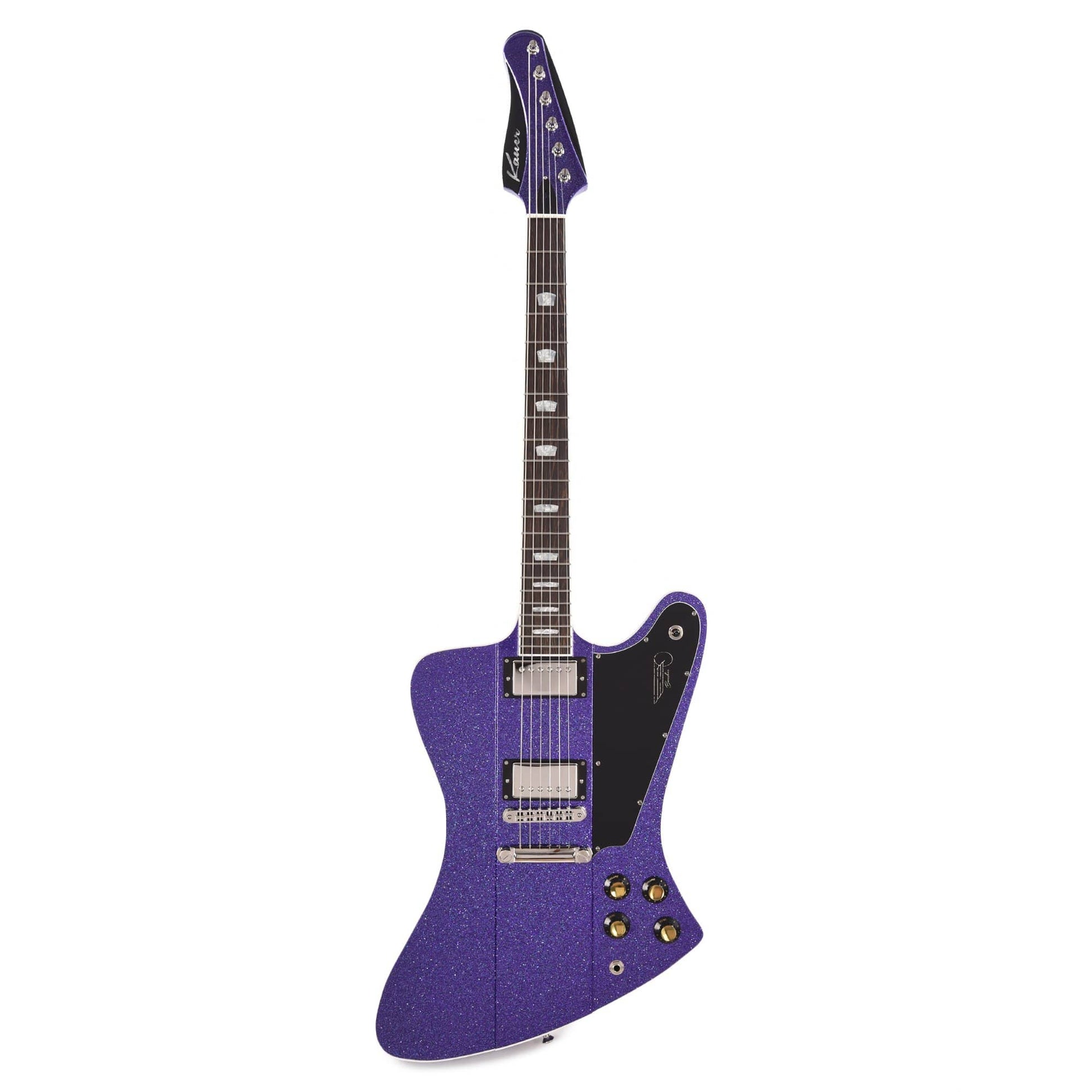 Kauer Banshee Standard Galactic Purple Flake w/Wolfetone KauerBuckers Electric Guitars / Solid Body