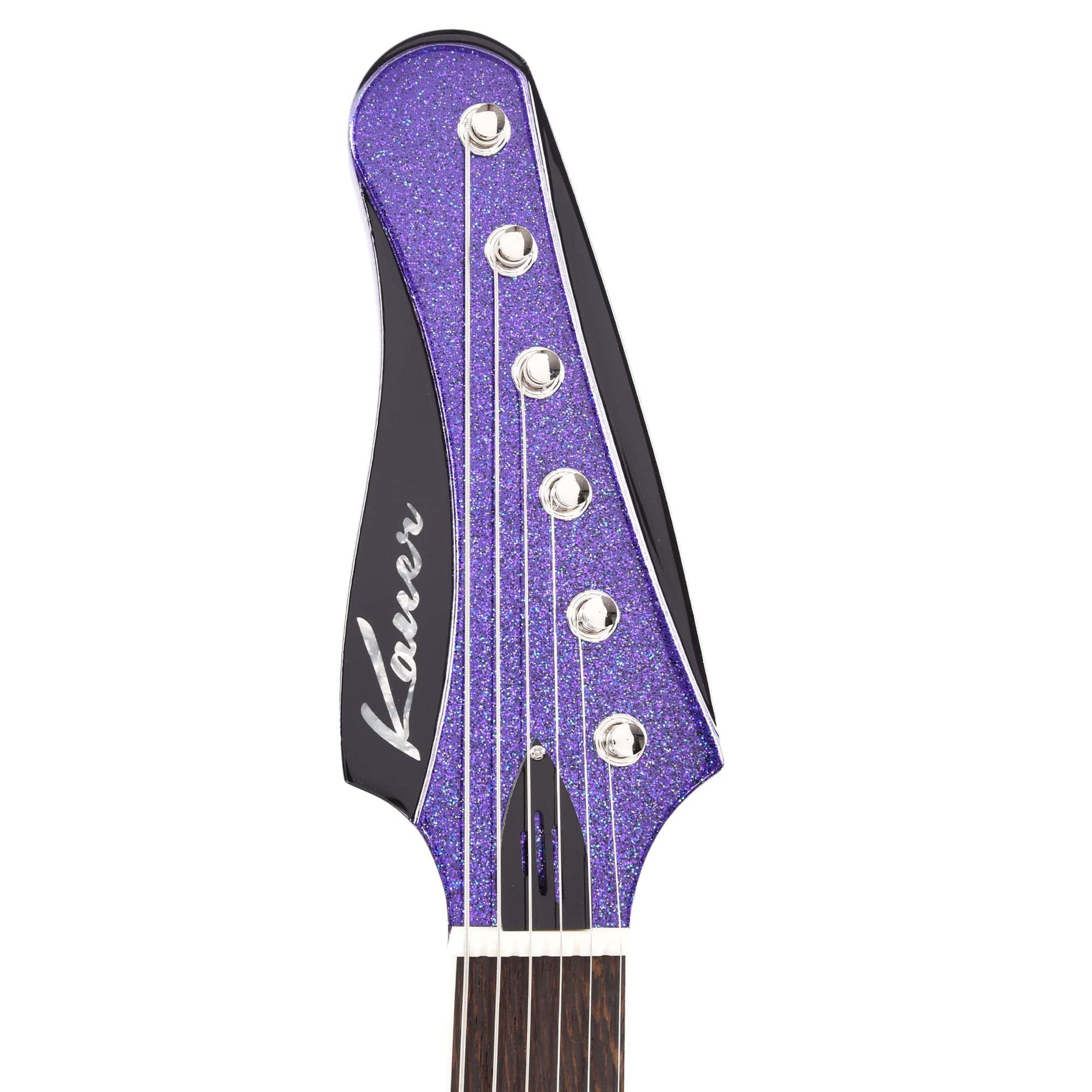 Kauer Banshee Standard Galactic Purple Flake w/Wolfetone KauerBuckers Electric Guitars / Solid Body