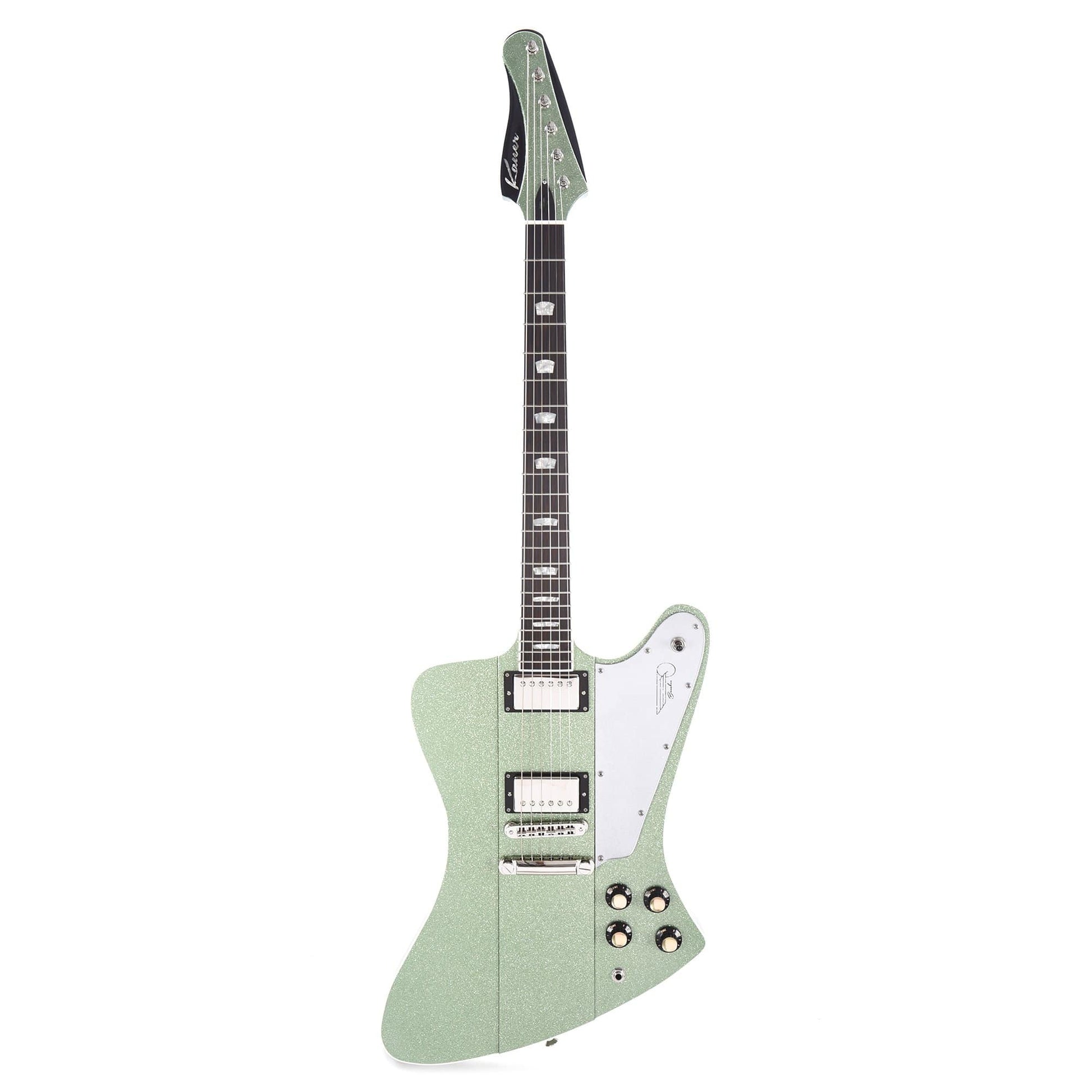Kauer Banshee Standard Seafoam Green Flake w/Wolfetone KauerBuckers Electric Guitars / Solid Body