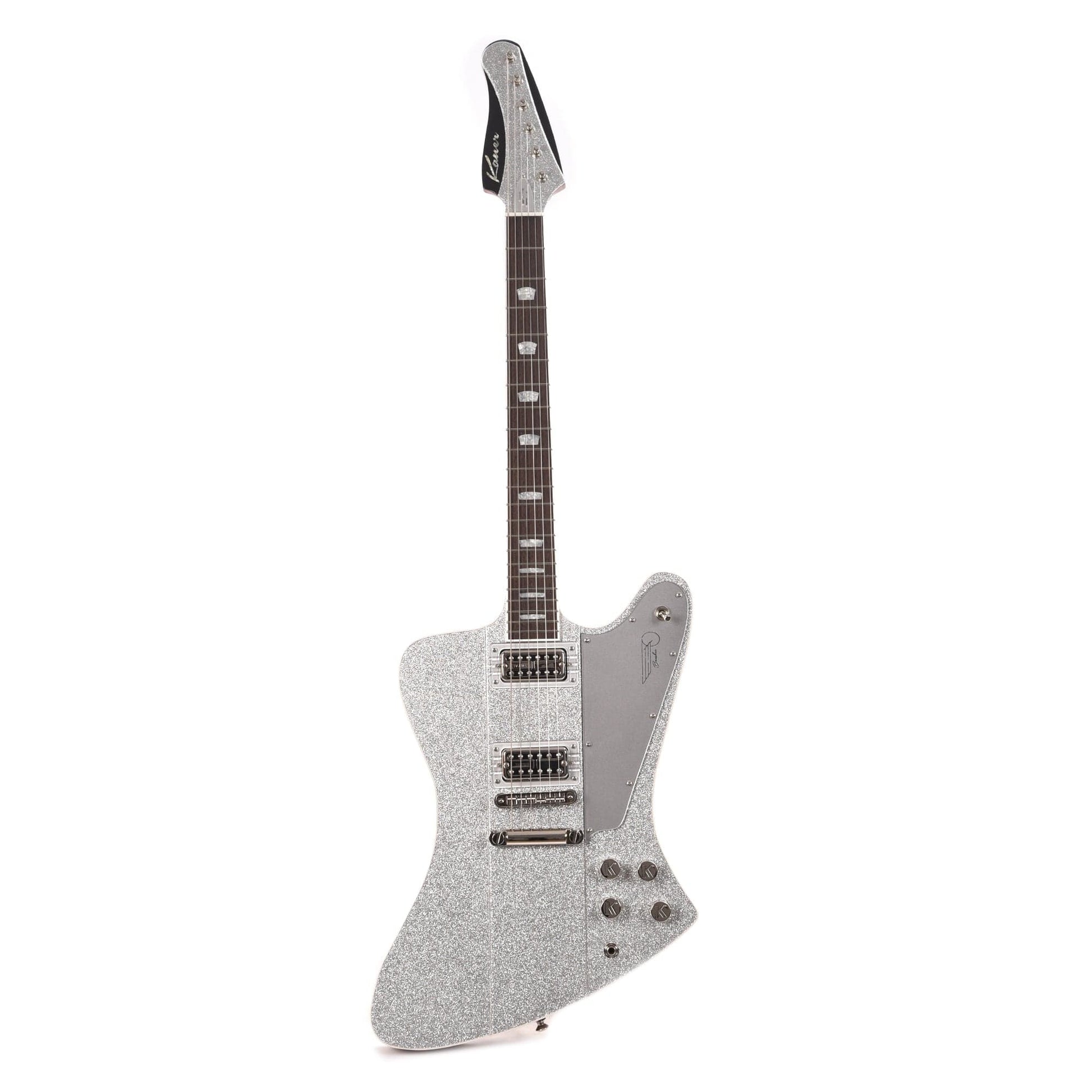 Kauer Banshee Standard Silverjet w/TV Jones Powertron Pickups Electric Guitars / Solid Body