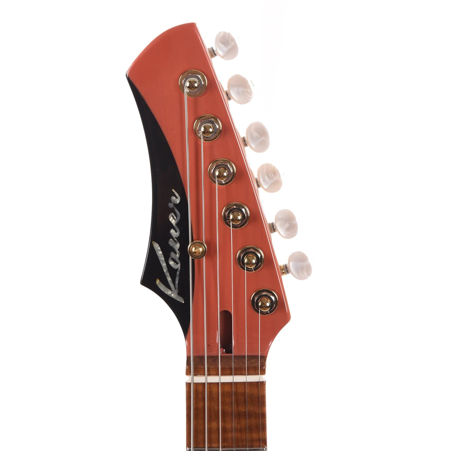 Kauer Electroliner Transparent Tahitian Coral w/Lollar Blonde/Blonde/'64 Pickups Electric Guitars / Solid Body