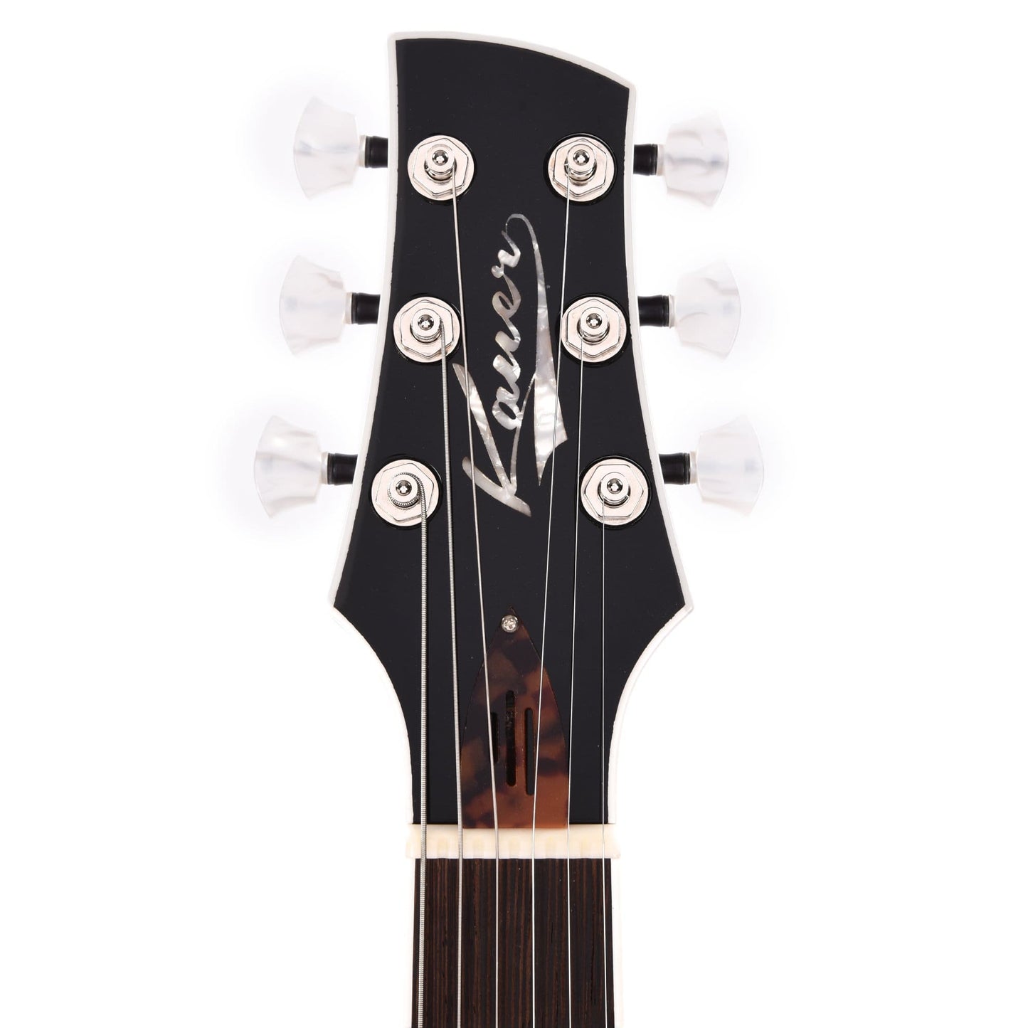 Kauer Starliner Deluxe Figured Koa Subtle Red Burst w/Gold Foil Cover Wolfetone KauerBuckers Electric Guitars / Solid Body