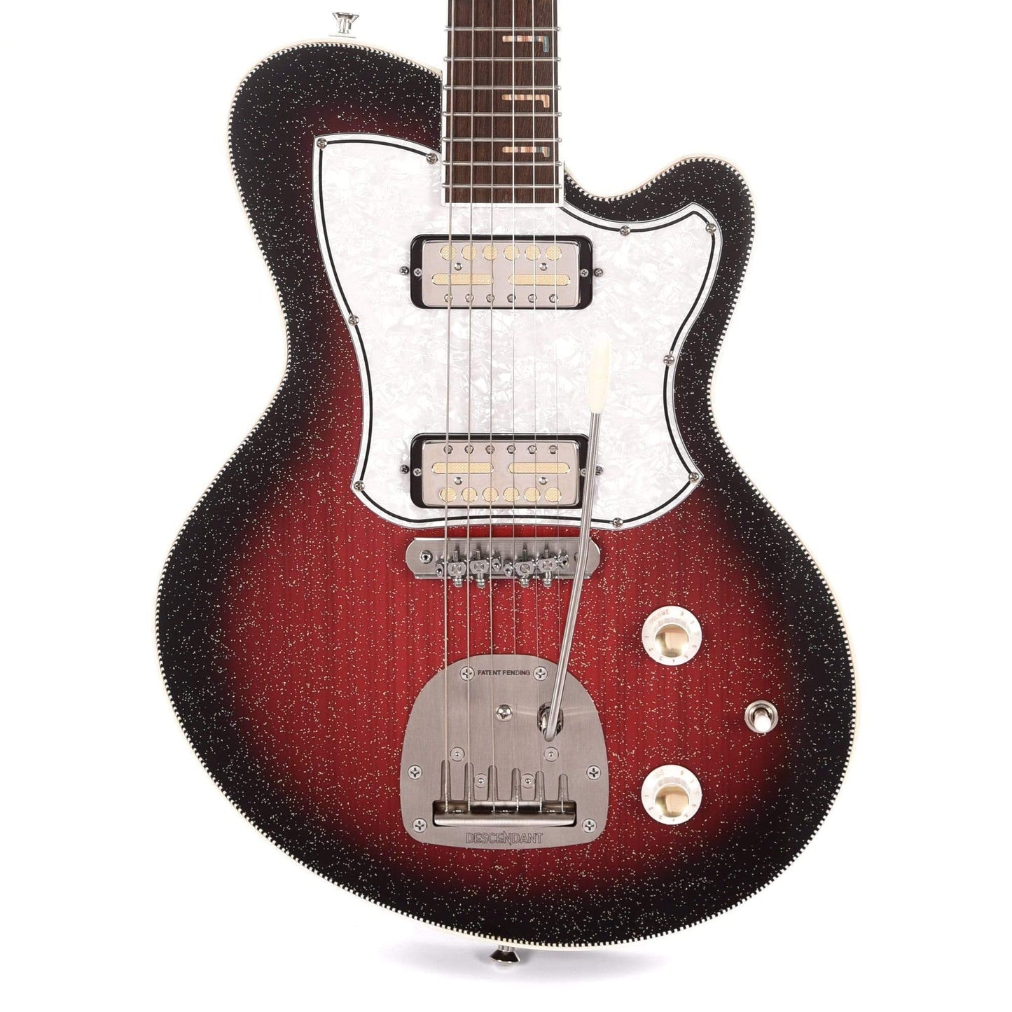 Kauer Starliner Skateboard Deck Harmony Sparkleburst w/Lollar Gold Foils Electric Guitars / Solid Body
