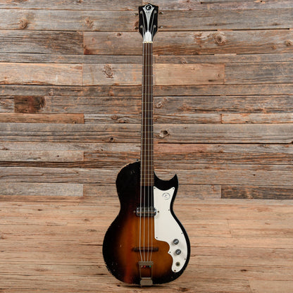 Kay Hollowbody Bass Sunburst 1965 Bass Guitars / Short Scale