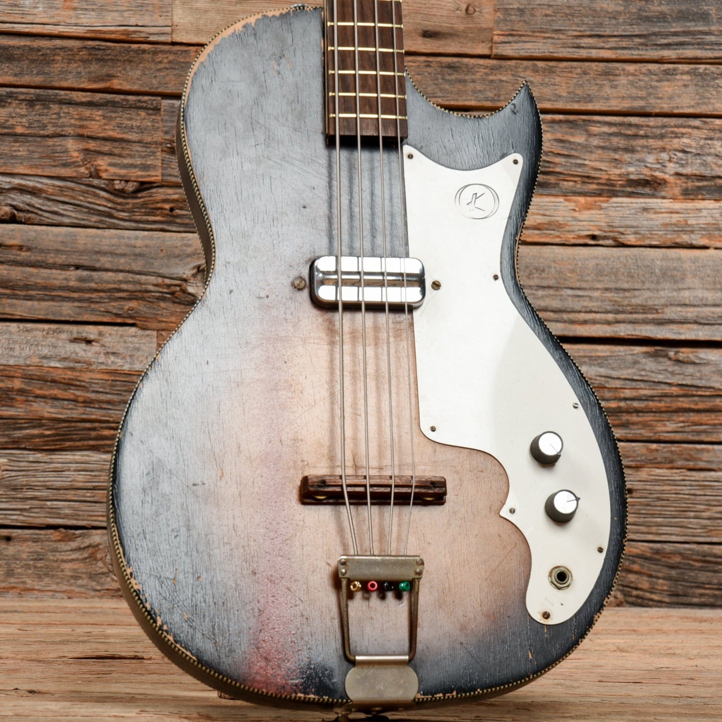 Kay Hollowbody Bass Sunburst 1965 Bass Guitars / Short Scale