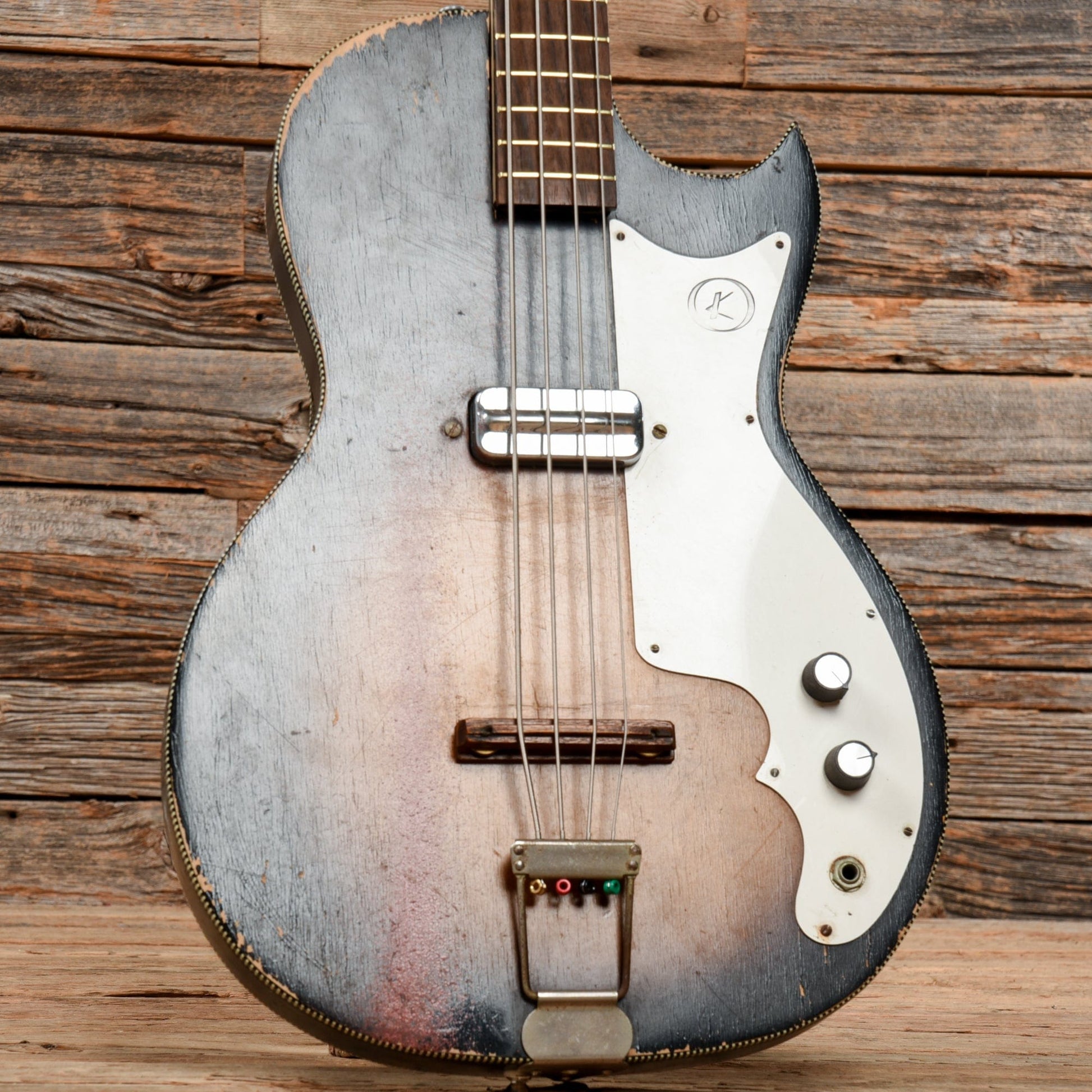 Kay Hollowbody Bass Sunburst 1965 Bass Guitars / Short Scale