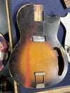 Kay Hollowbody Bass Sunburst 1965 Bass Guitars / Short Scale