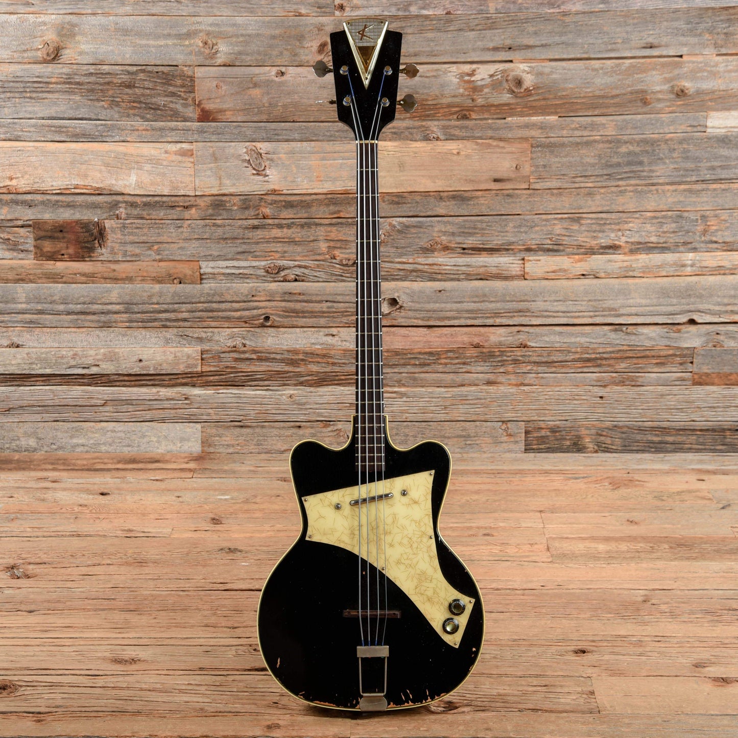 Kay Jazz Special Black 1960s Bass Guitars / Short Scale