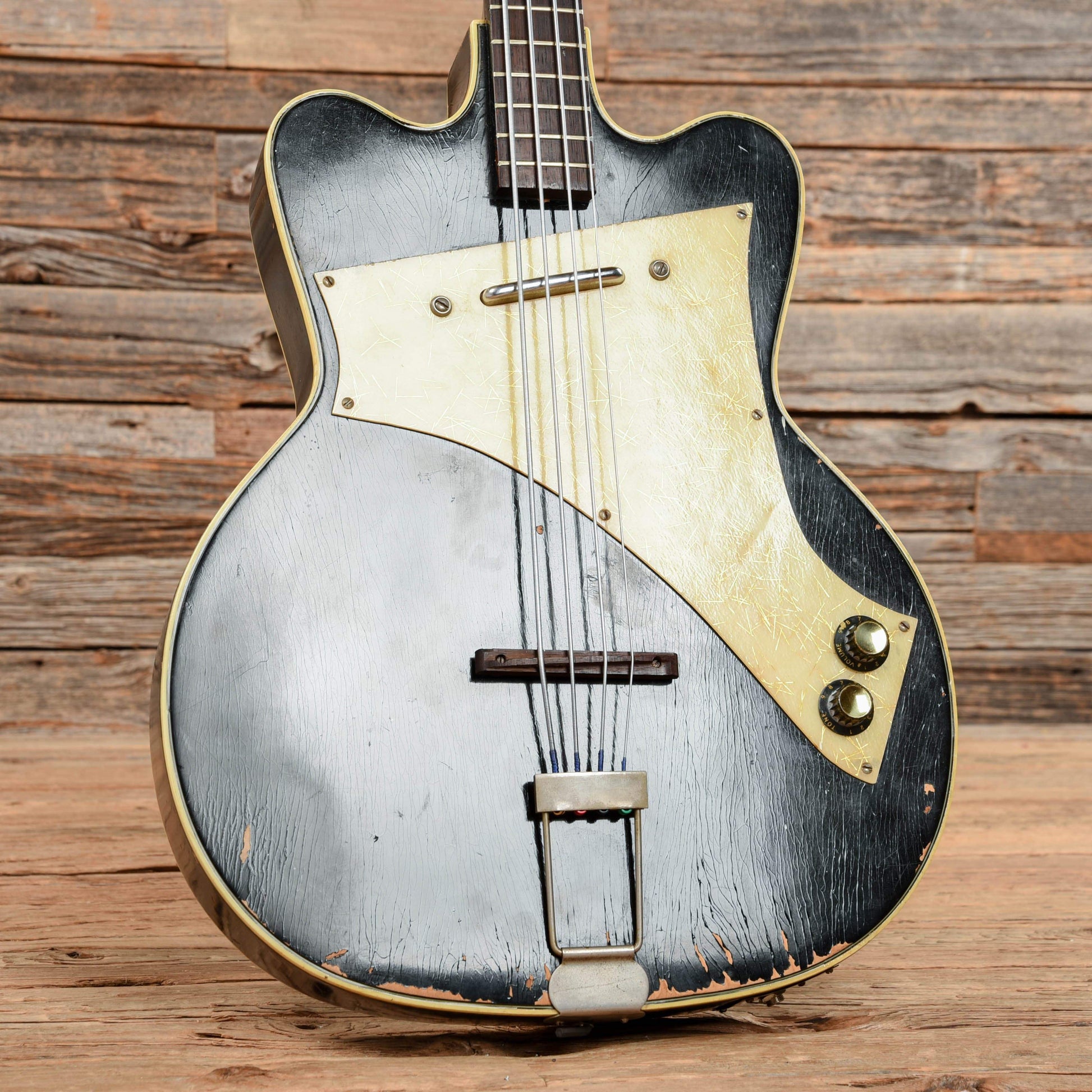 Kay Jazz Special Black 1960s Bass Guitars / Short Scale