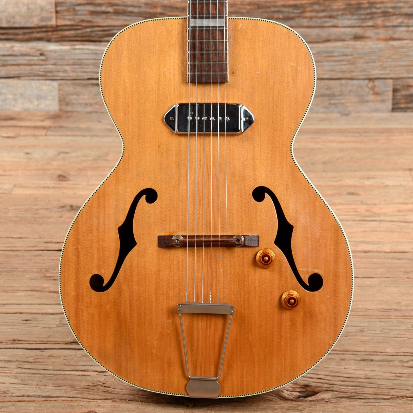 Kay Archtop Natural 1950s Electric Guitars / Hollow Body