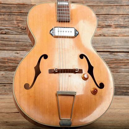 Kay Archtop Natural 1950s Electric Guitars / Hollow Body