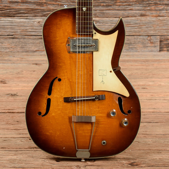 Kay Galaxy Sunburst 1960s Electric Guitars / Hollow Body